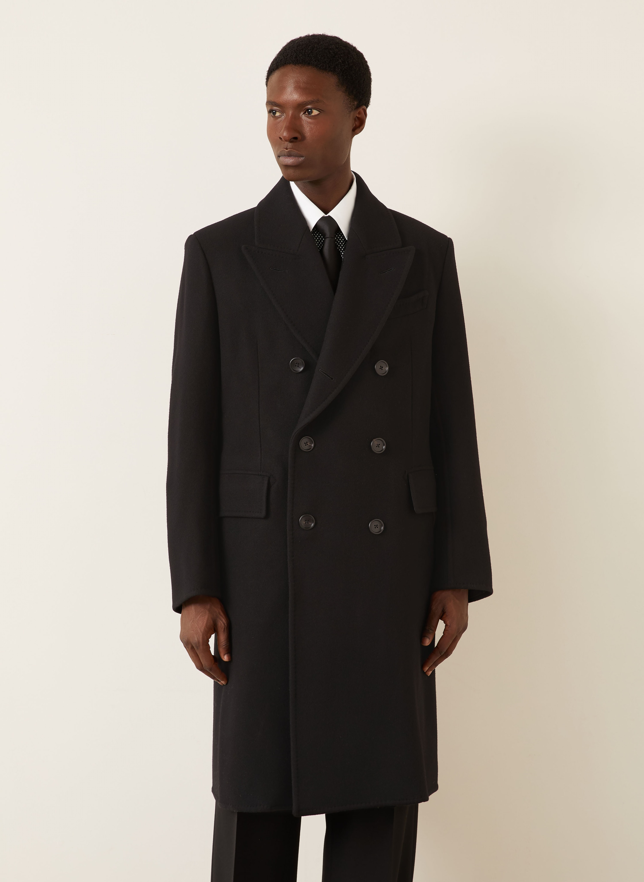 Thumbnail - Tom Ford Wollmantel schwarz