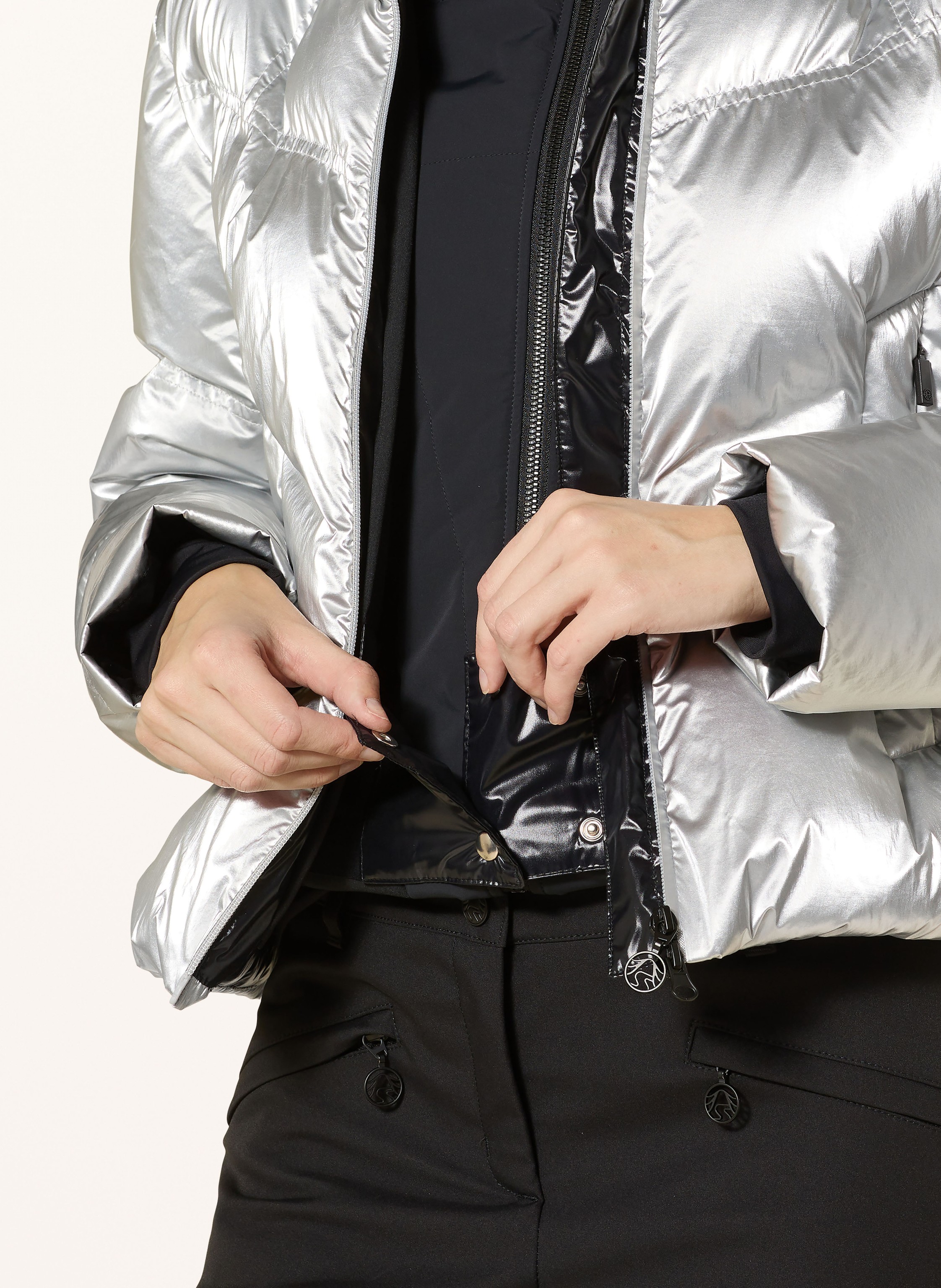 Thumbnail - Sportalm Daunen-Skijacke silber