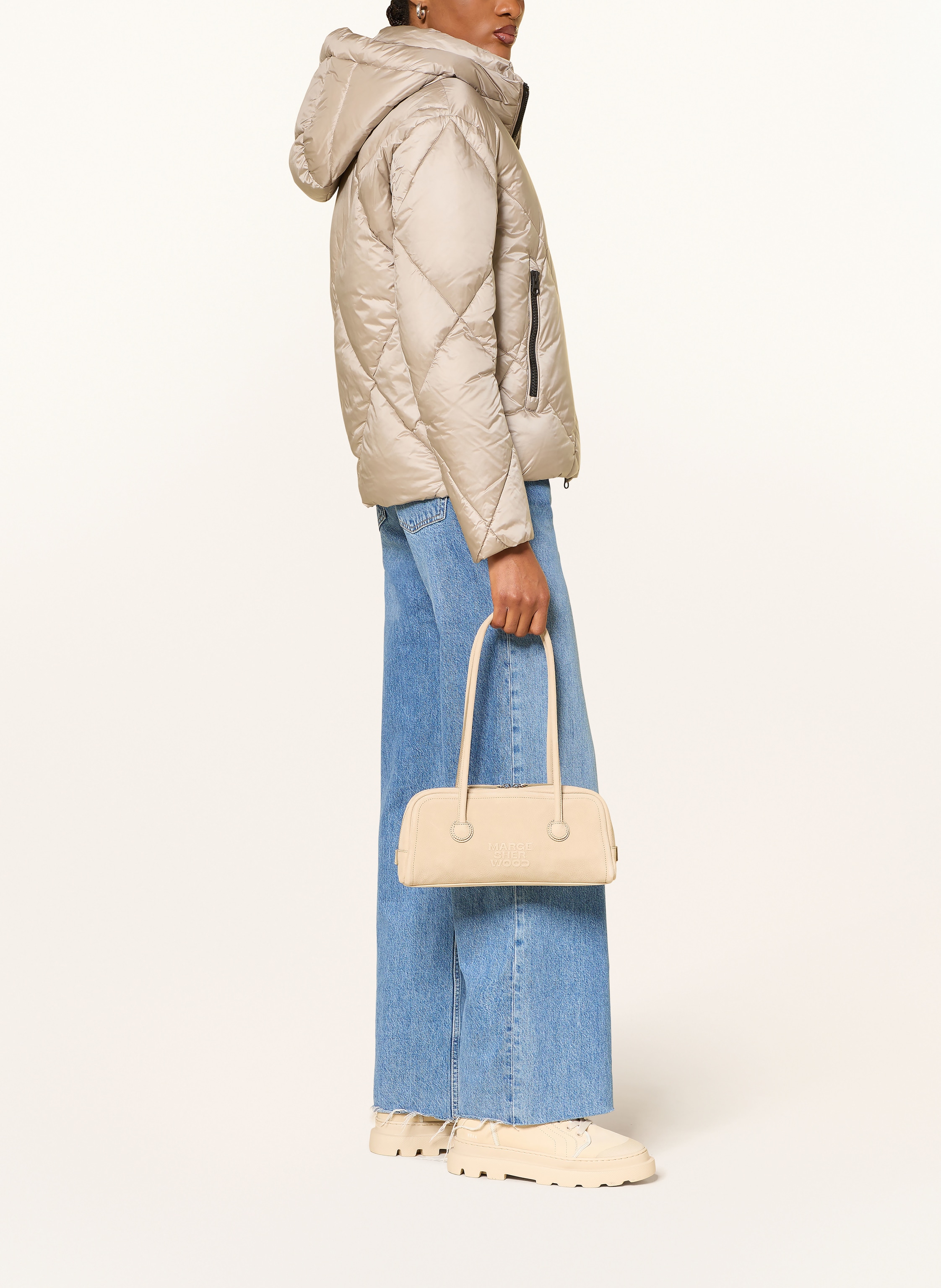 Thumbnail - Blauer Daunenjacke Lamartine beige