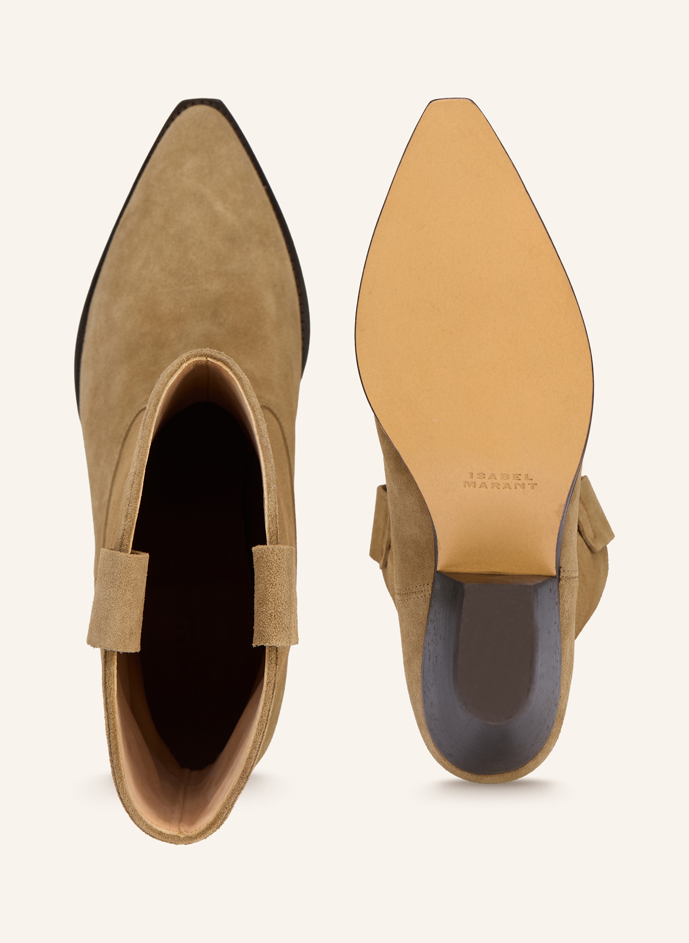 Thumbnail - Isabel Marant Cowboy Boots Duerto beige