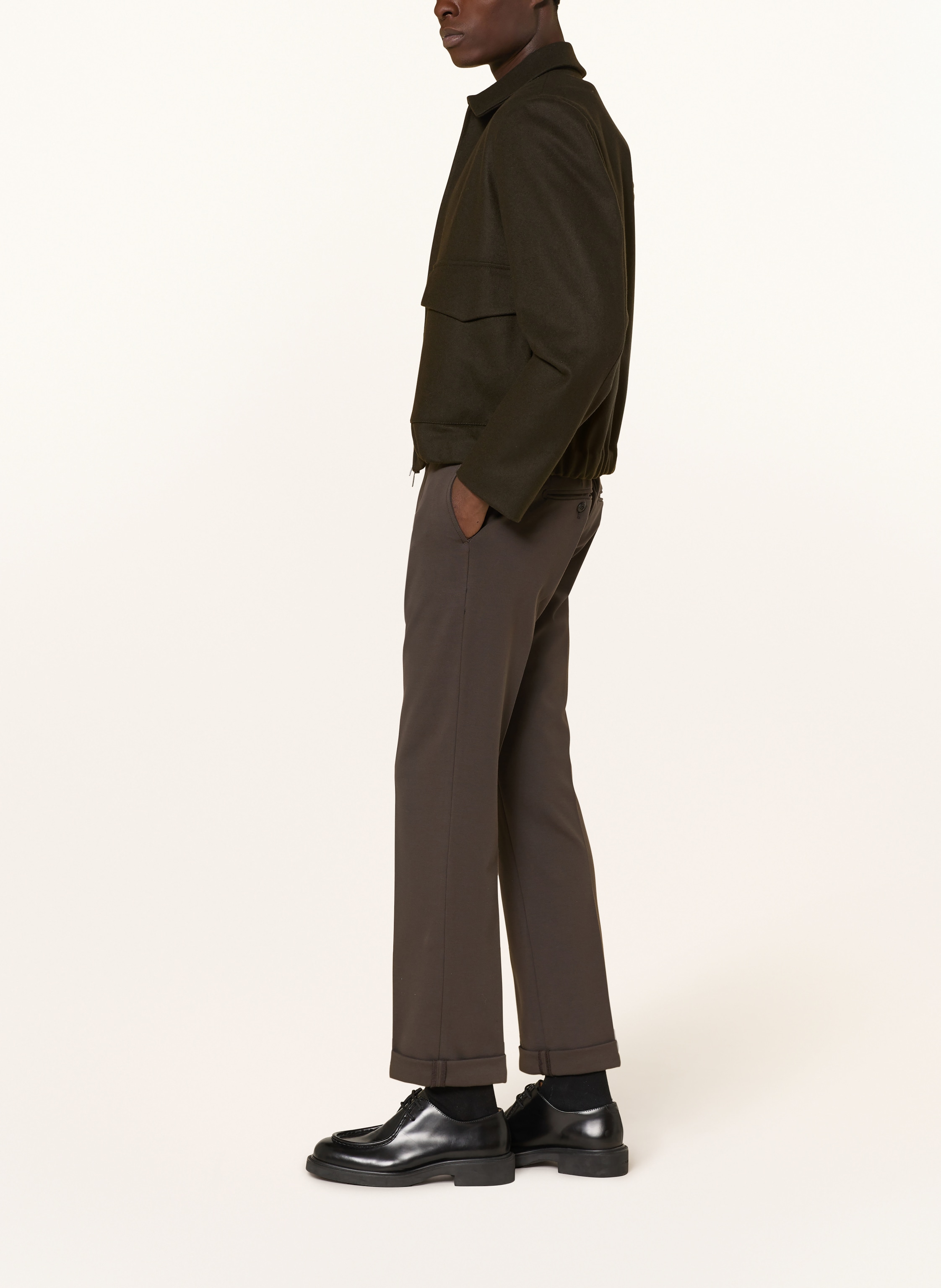 Thumbnail - Dondup Chino Gaubert Regular Fit braun