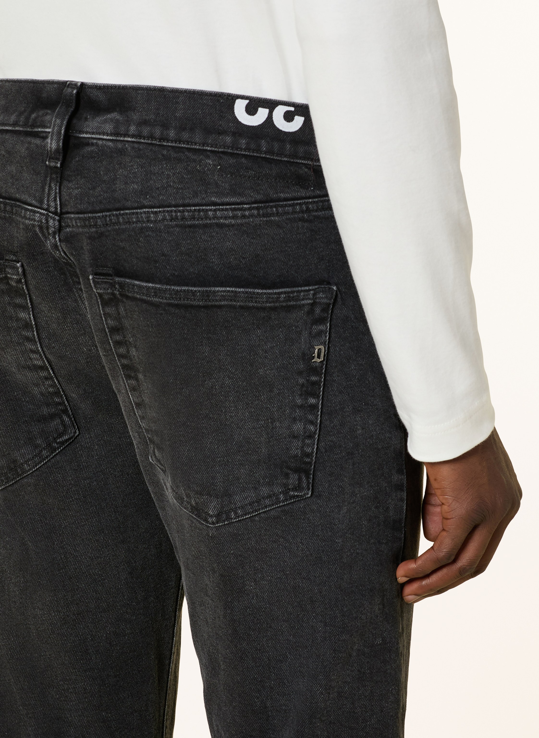 Thumbnail - Dondup Jeans Icon Regular Fit schwarz