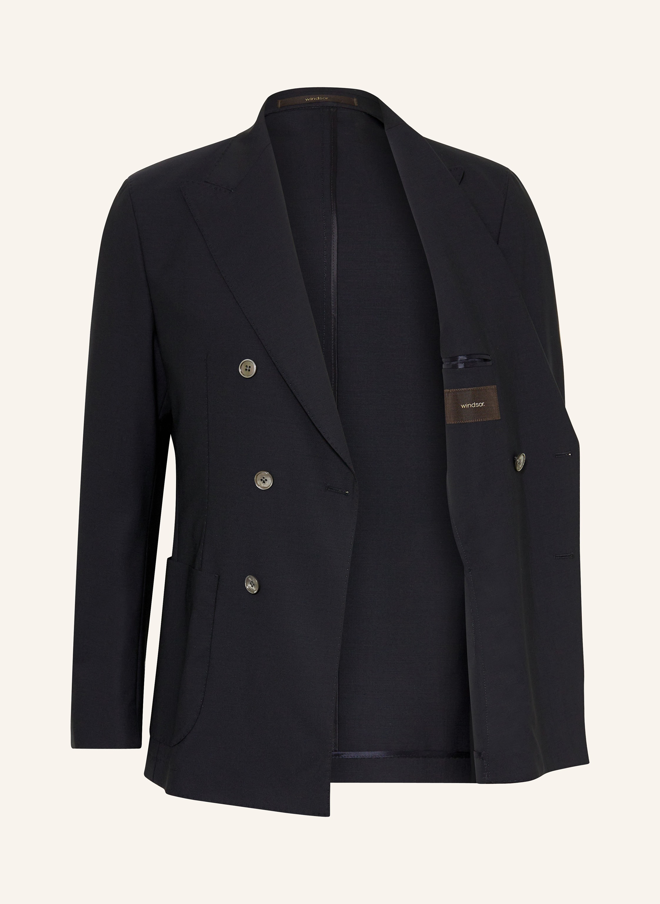 Thumbnail - Windsor. Anzugsakko Salerno Shaped Fit blau