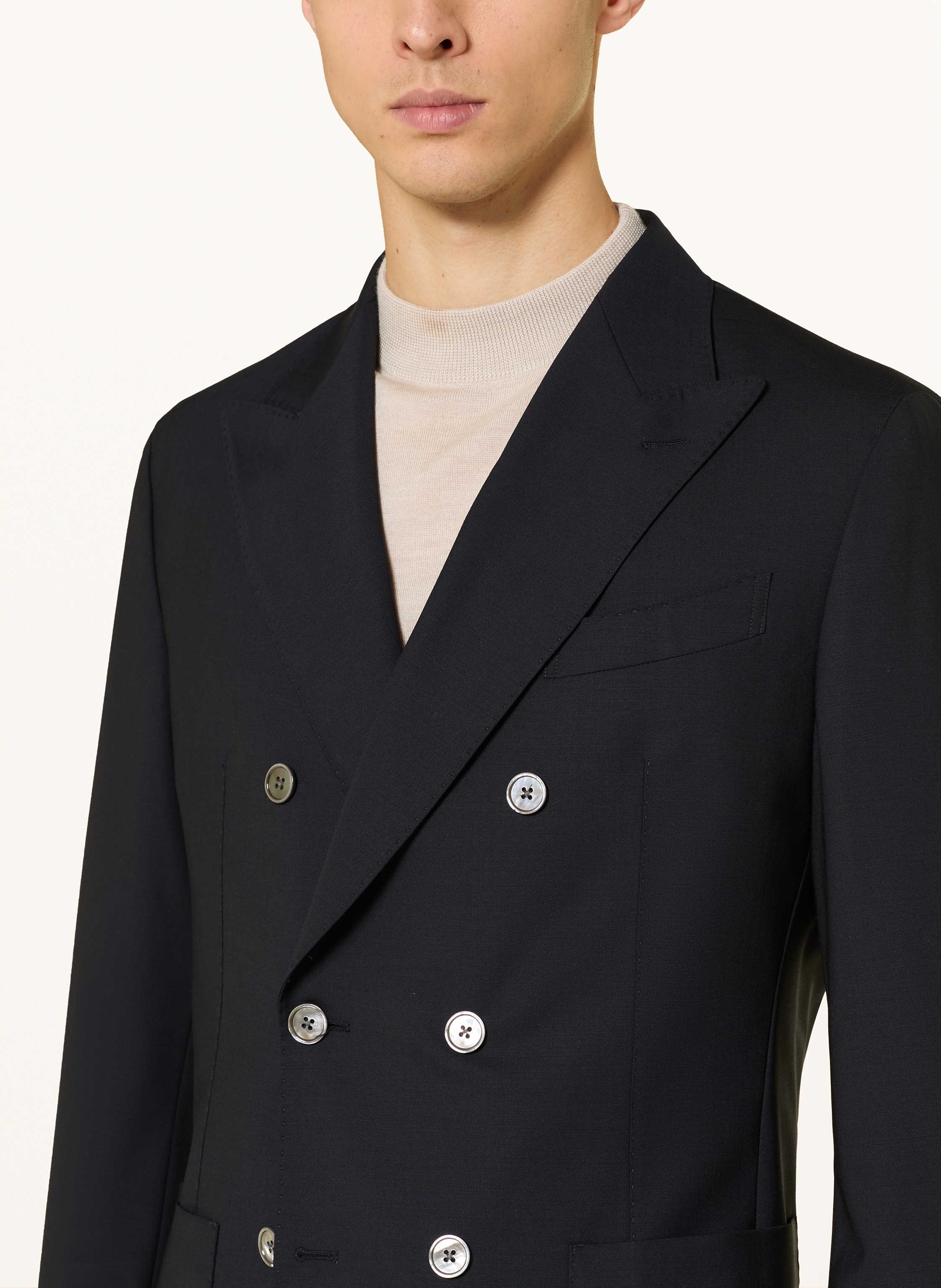 Thumbnail - Windsor. Anzugsakko Salerno Shaped Fit blau