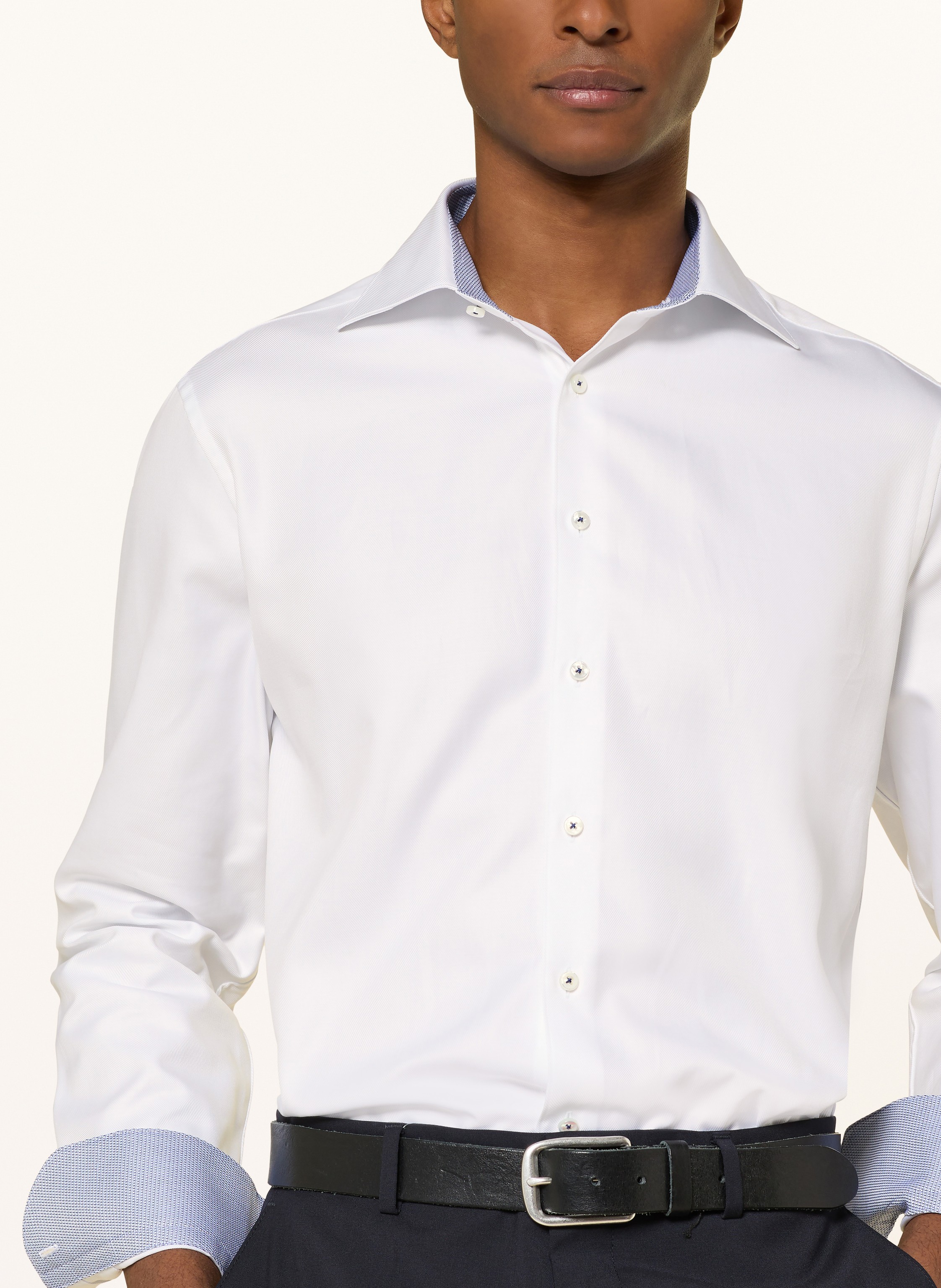 Thumbnail - Stenströms Hemd Regular Fit weiss