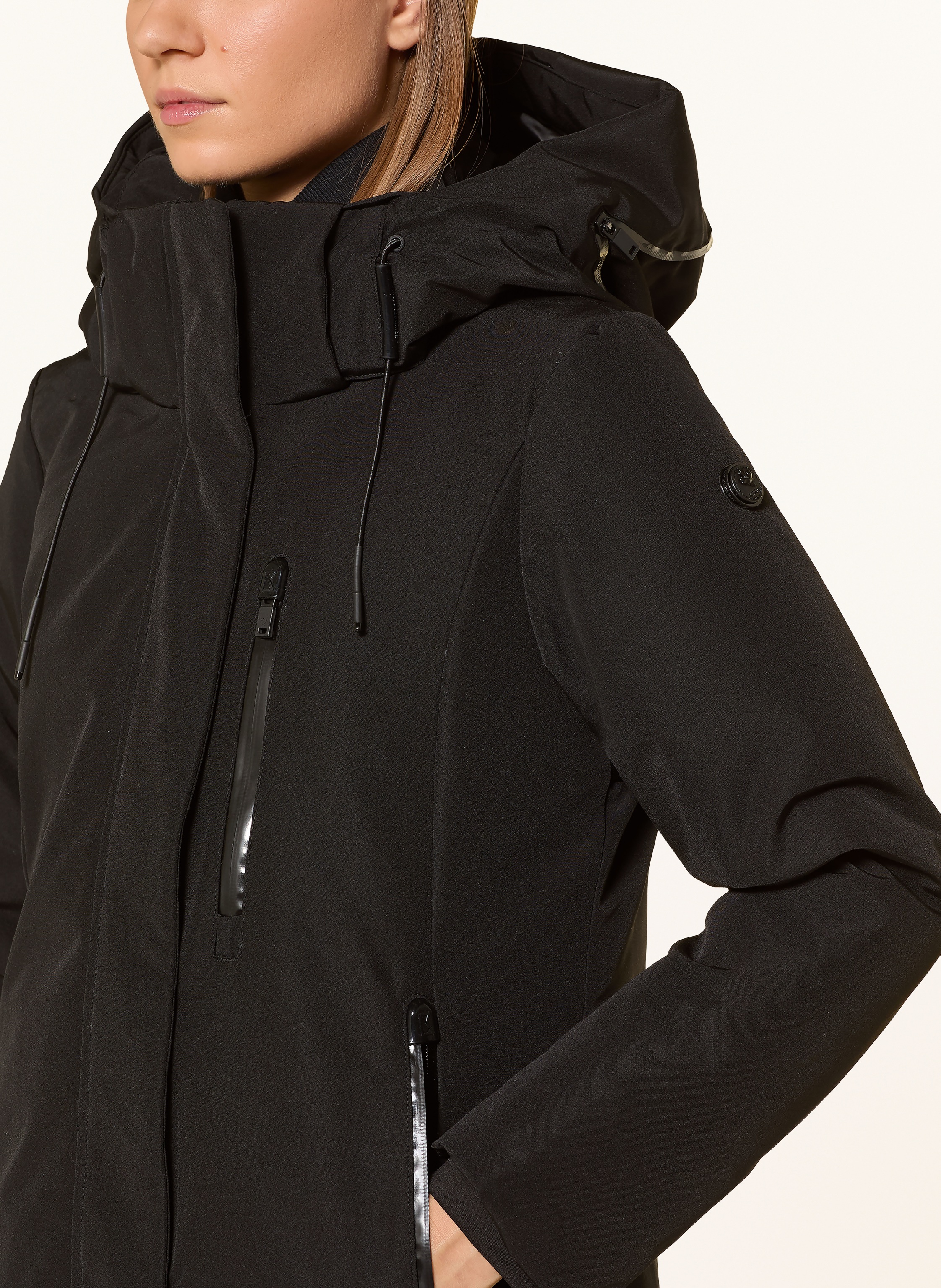 Thumbnail - Khujo Parka lofi2 Mit Abnehmbarer Kapuze schwarz