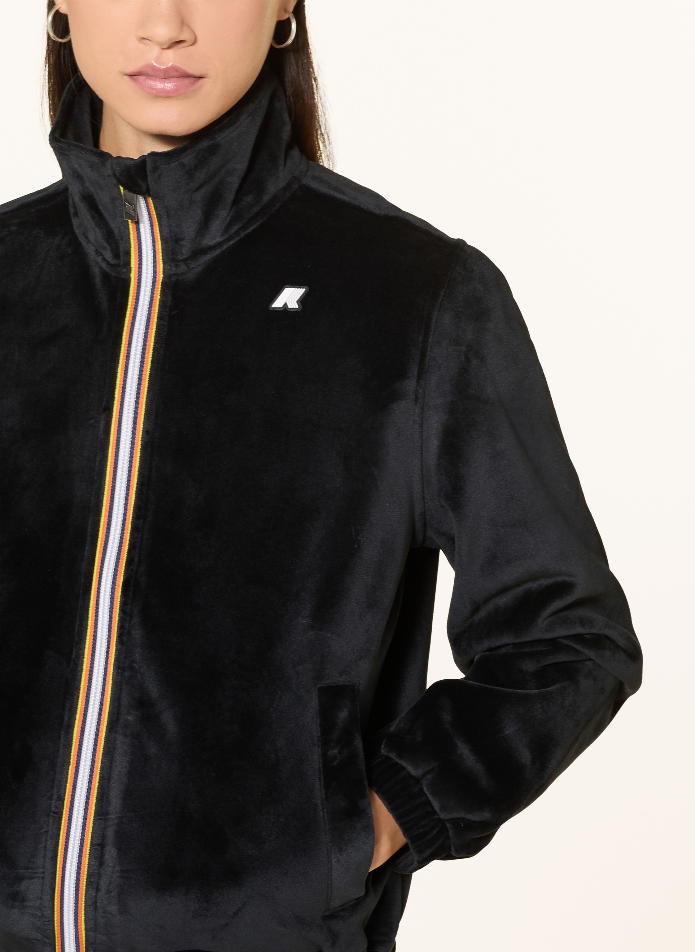 Thumbnail - K-Way Fleecejacke Viviette schwarz