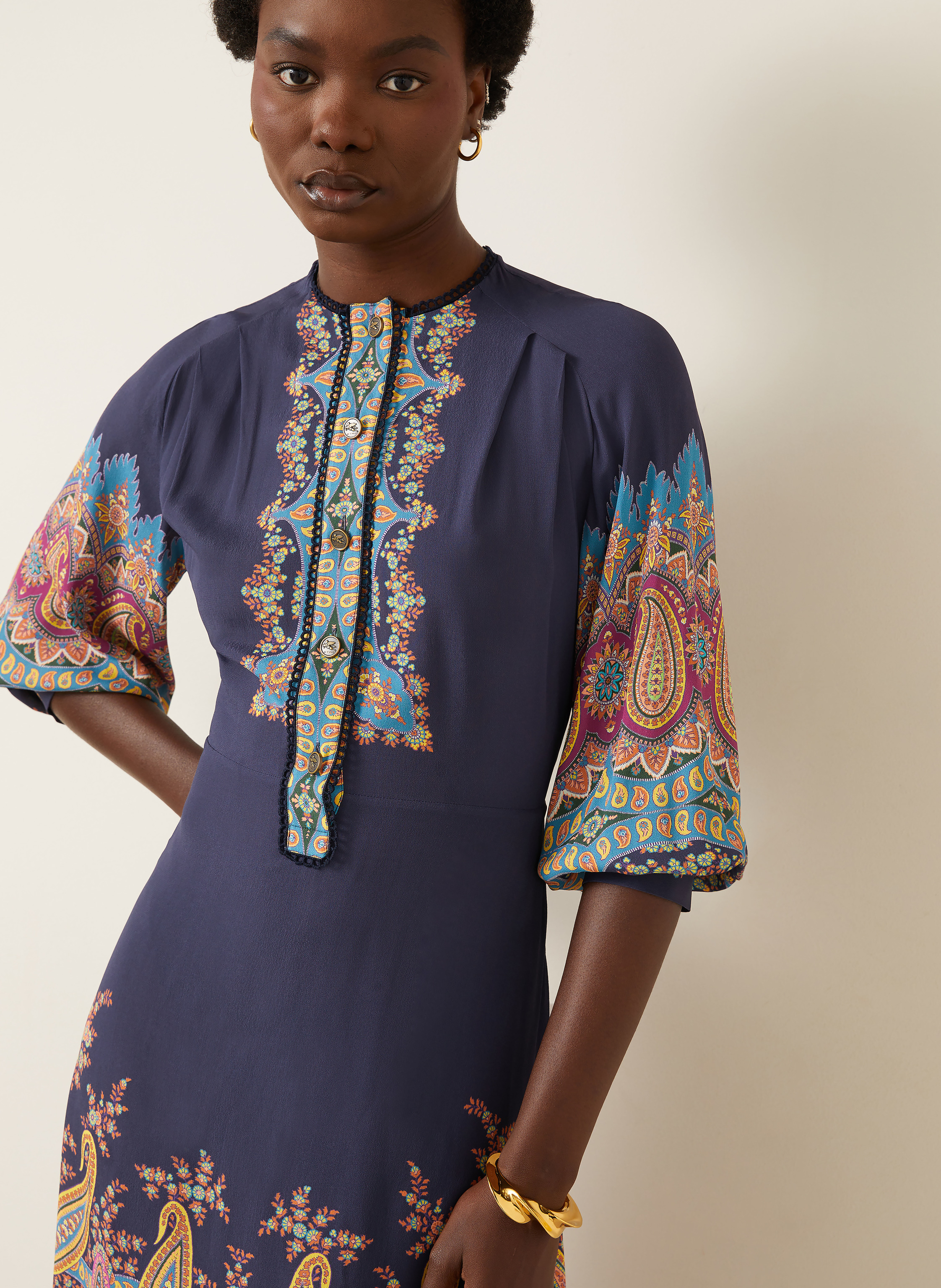 Thumbnail - Etro Kleid blau