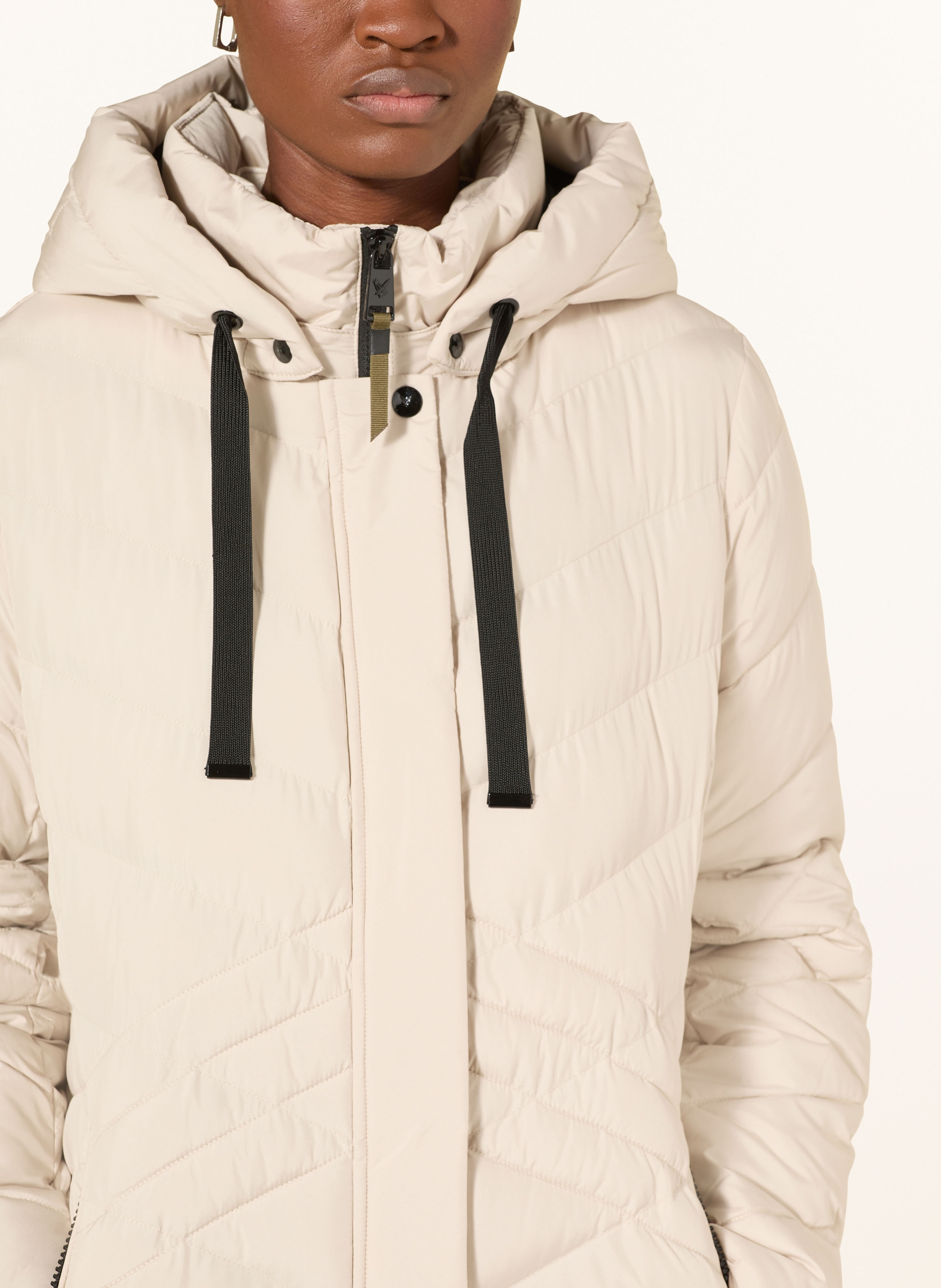 Thumbnail - Fuchs Schmitt Steppmantel Mit Abnehmbarer Kapuze weiss