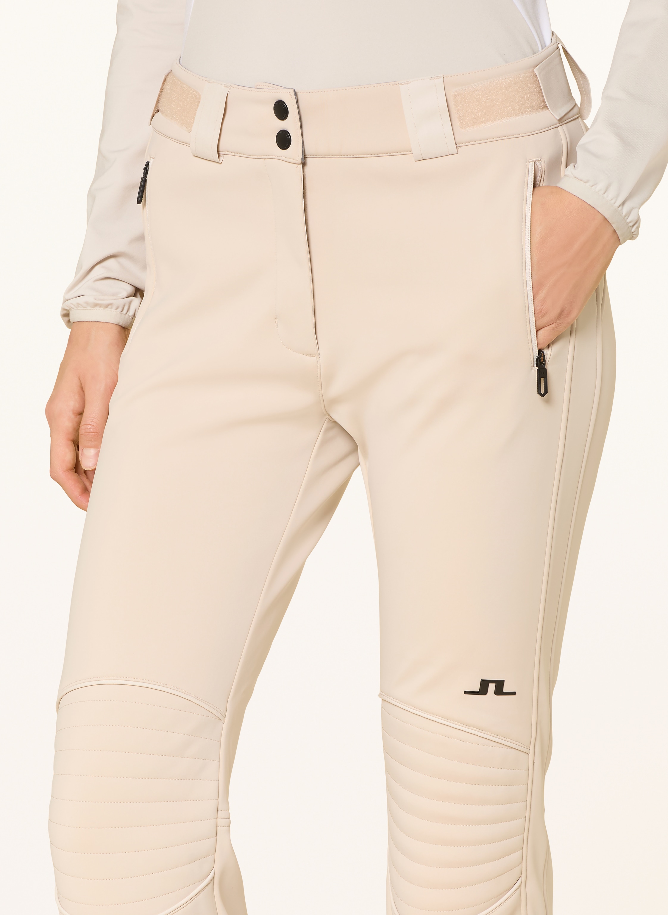 Thumbnail - J.Lindeberg Softshell-Skihose beige
