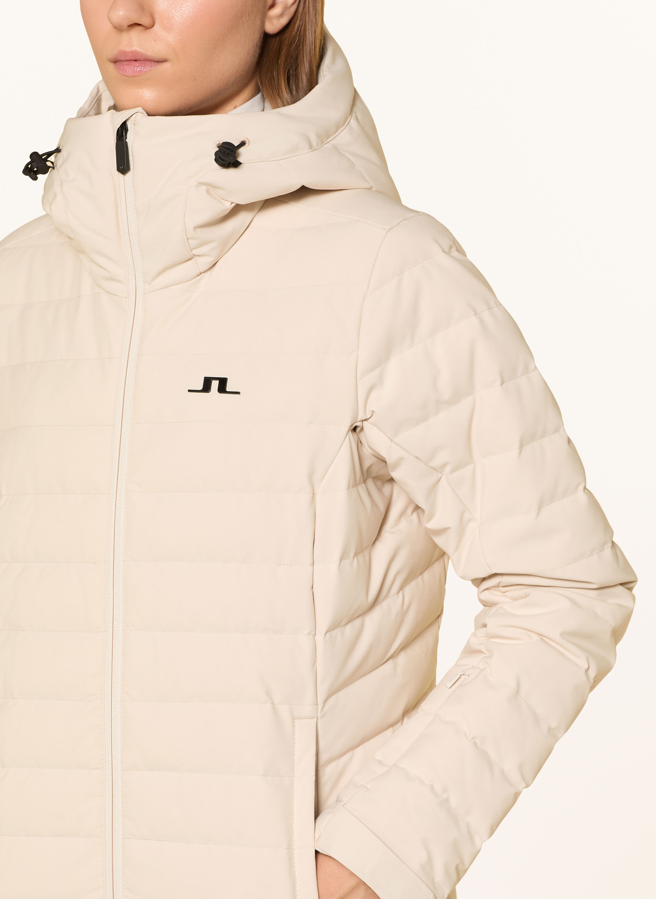 Thumbnail - J.Lindeberg Daunen-Skijacke beige
