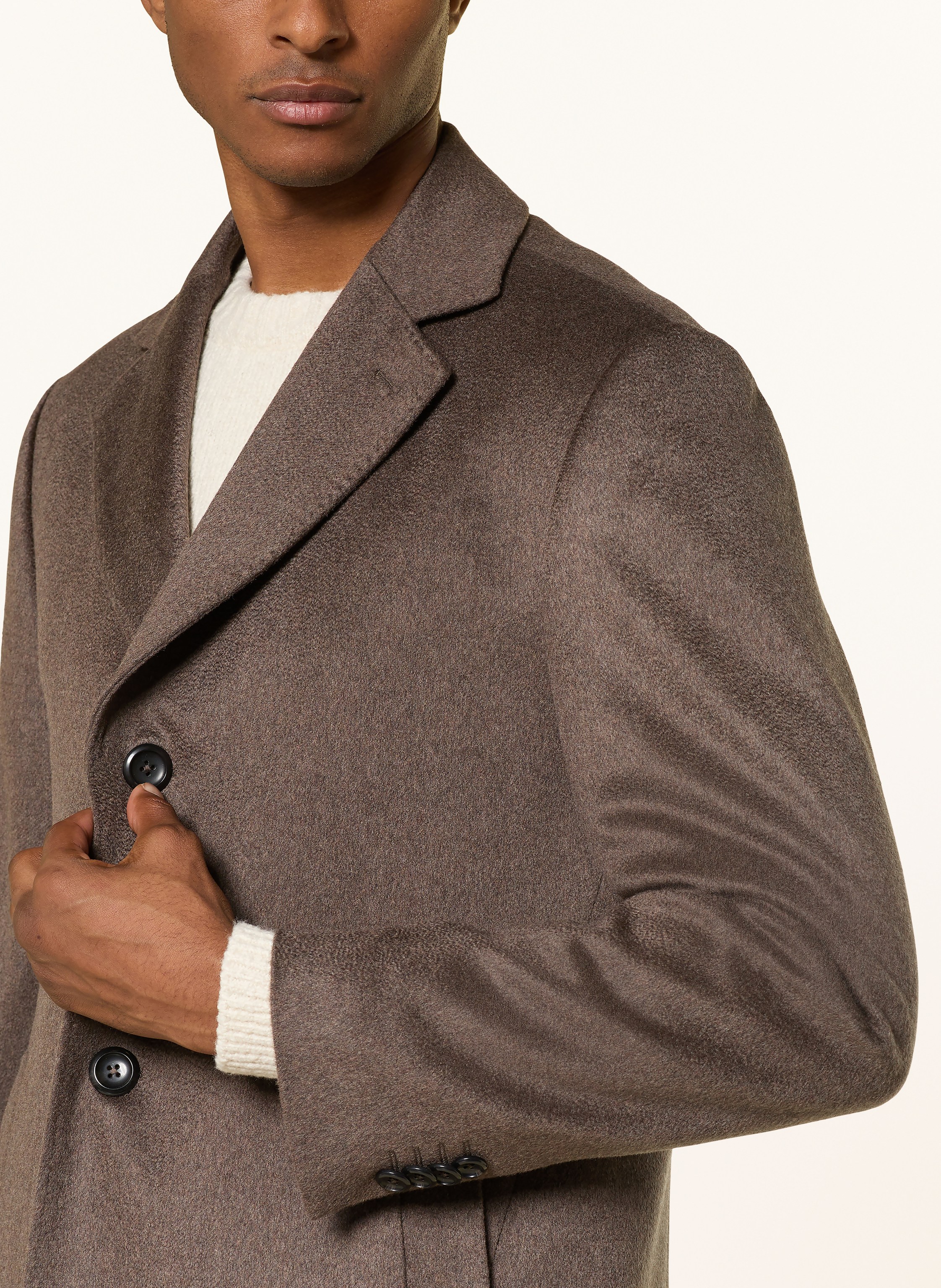 Thumbnail - Dressler Cashmere-Mantel Raiko braun