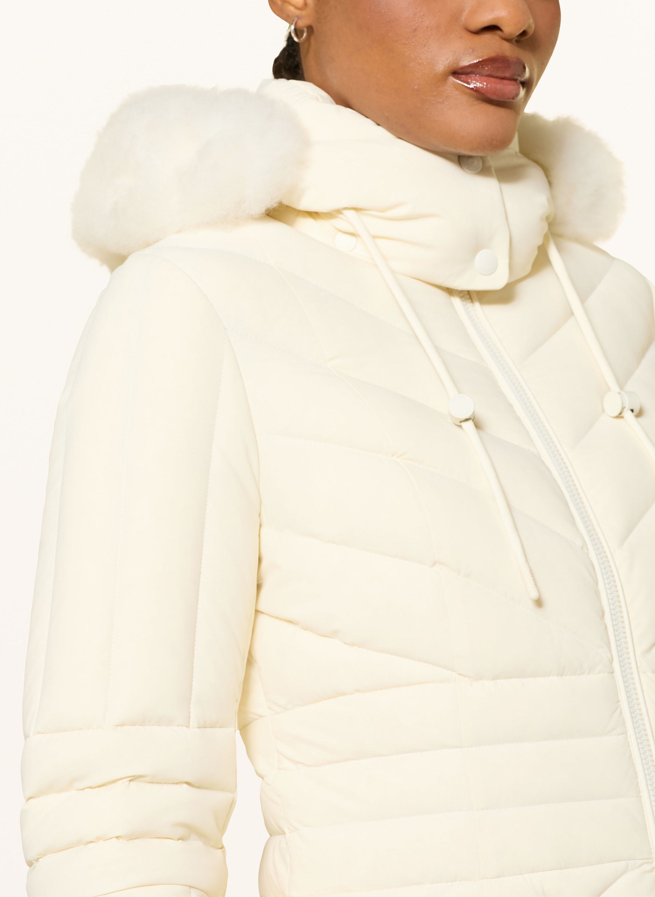 Thumbnail - Mackage Daunenjacke Mit Abnehmbarer Kapuze weiss