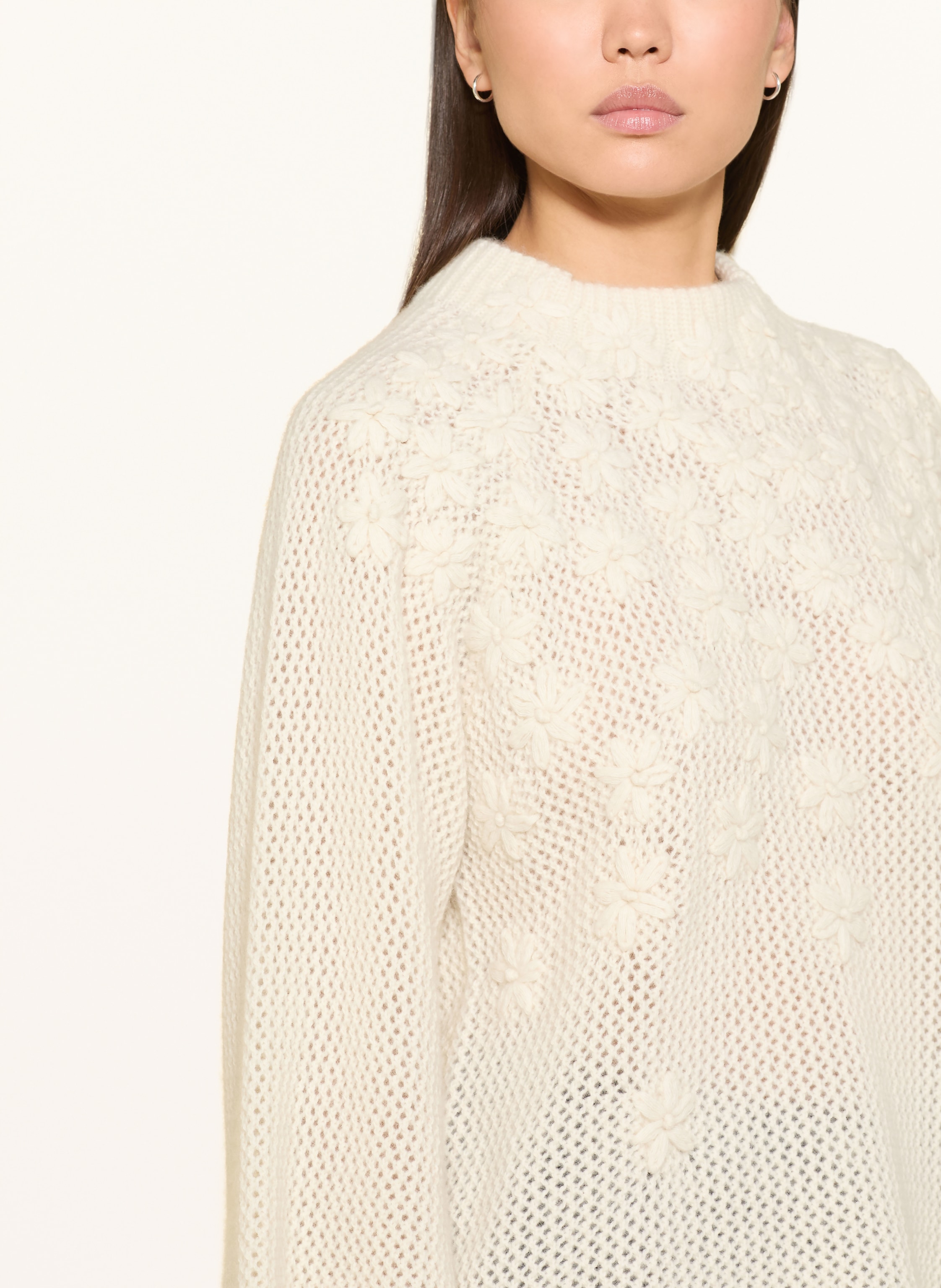 Thumbnail - Van Laack Pullover Mit 3/4-Arm weiss