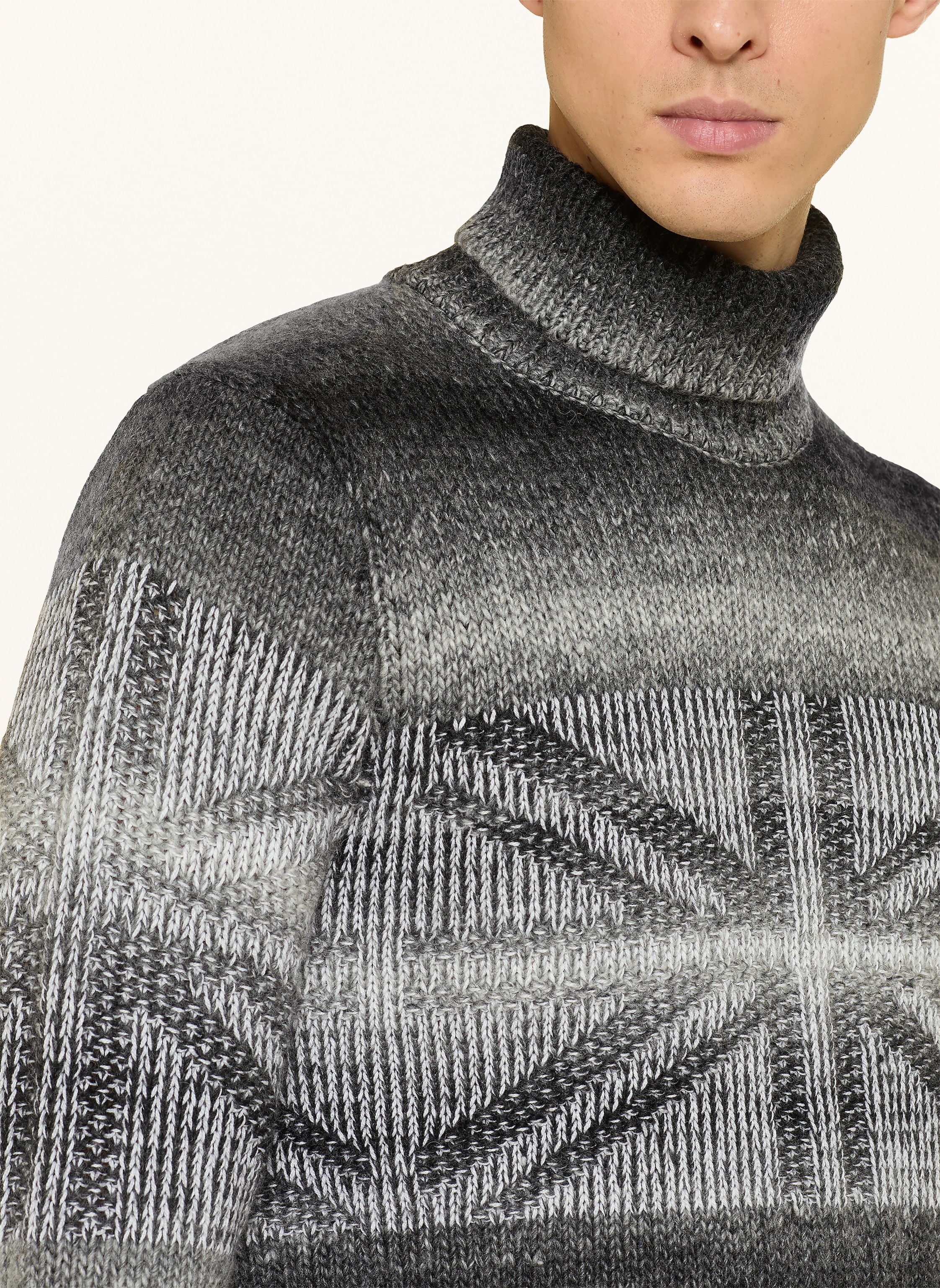 Thumbnail - Joop! Jeans Rollkragenpullover Urielo schwarz