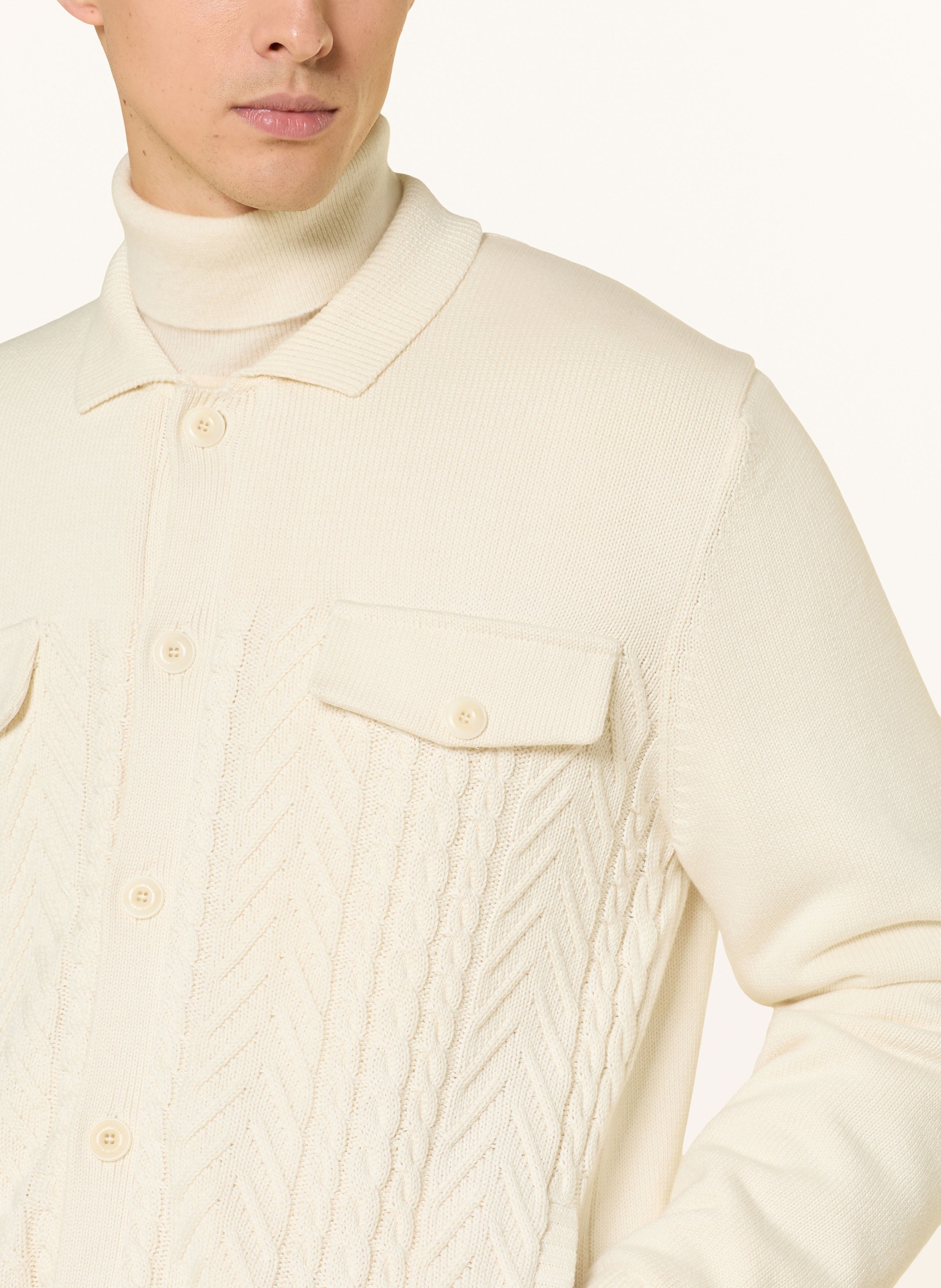 Thumbnail - Joop! Jeans Strickjacke Walto weiss