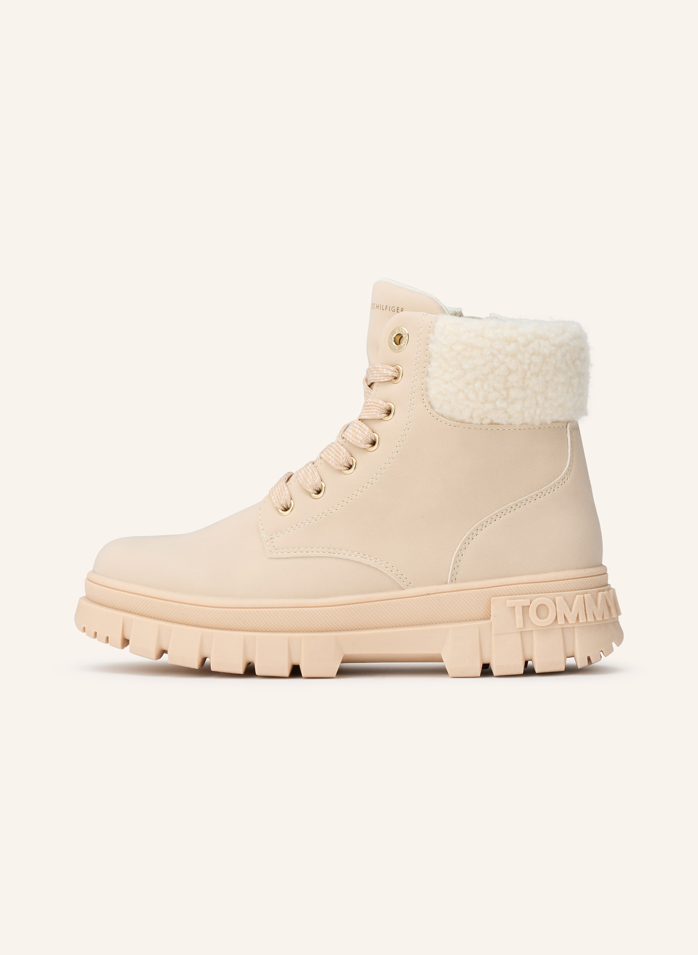 Thumbnail - Tommy Hilfiger Schnürboots beige