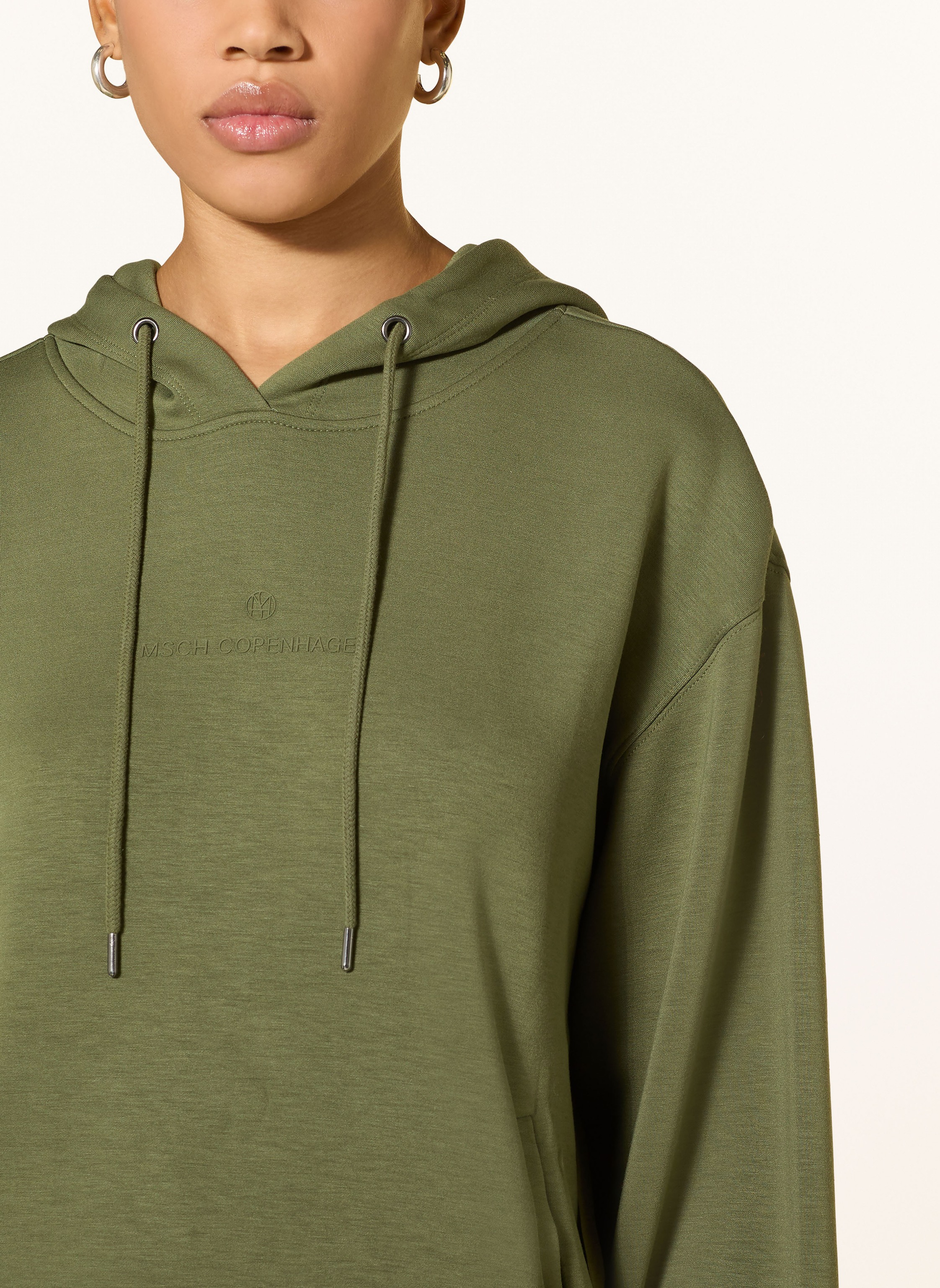 Thumbnail - Msch Copenhagen Hoodie Mschima gruen