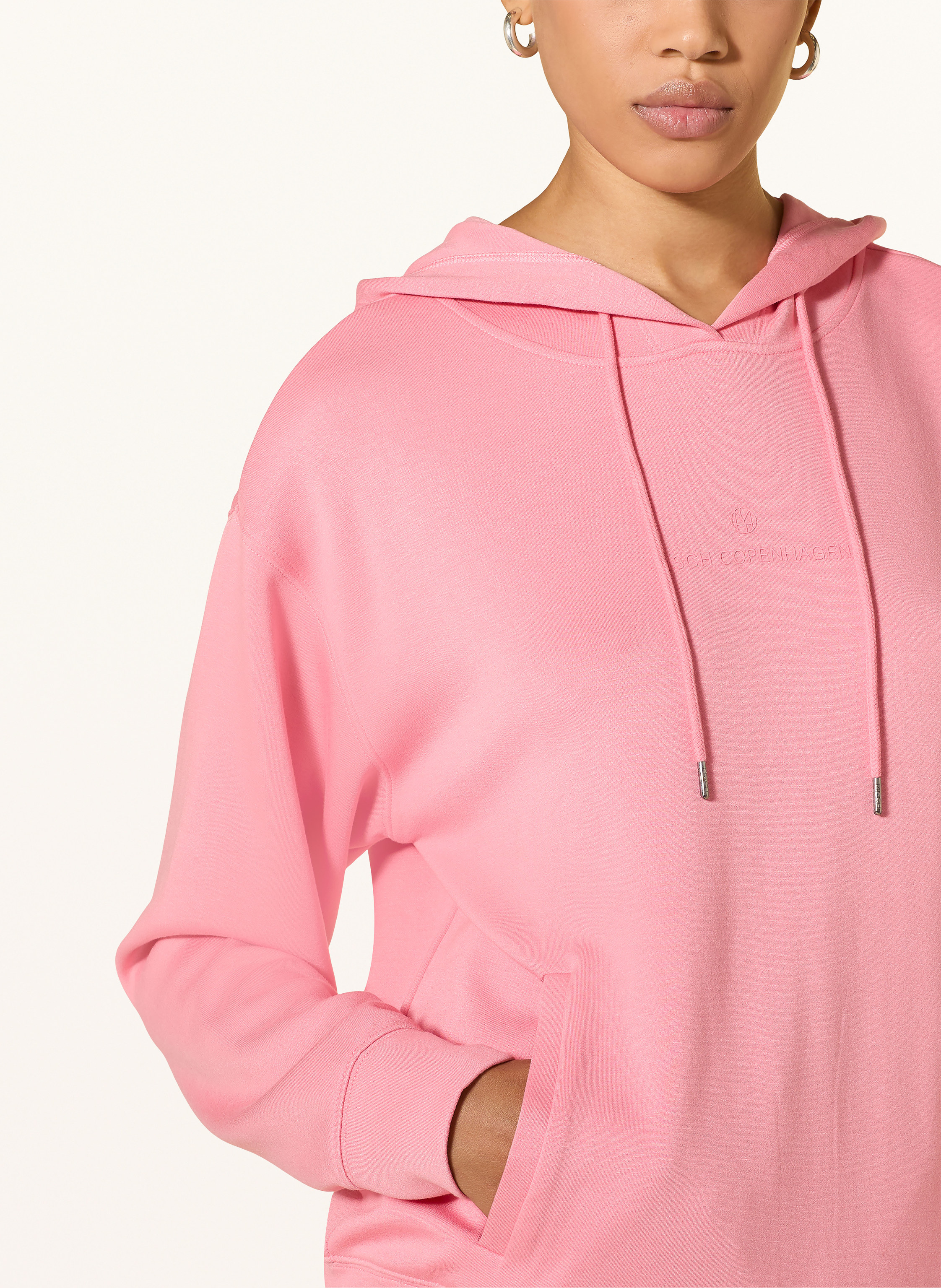 Thumbnail - Msch Copenhagen Hoodie Mschima rosa