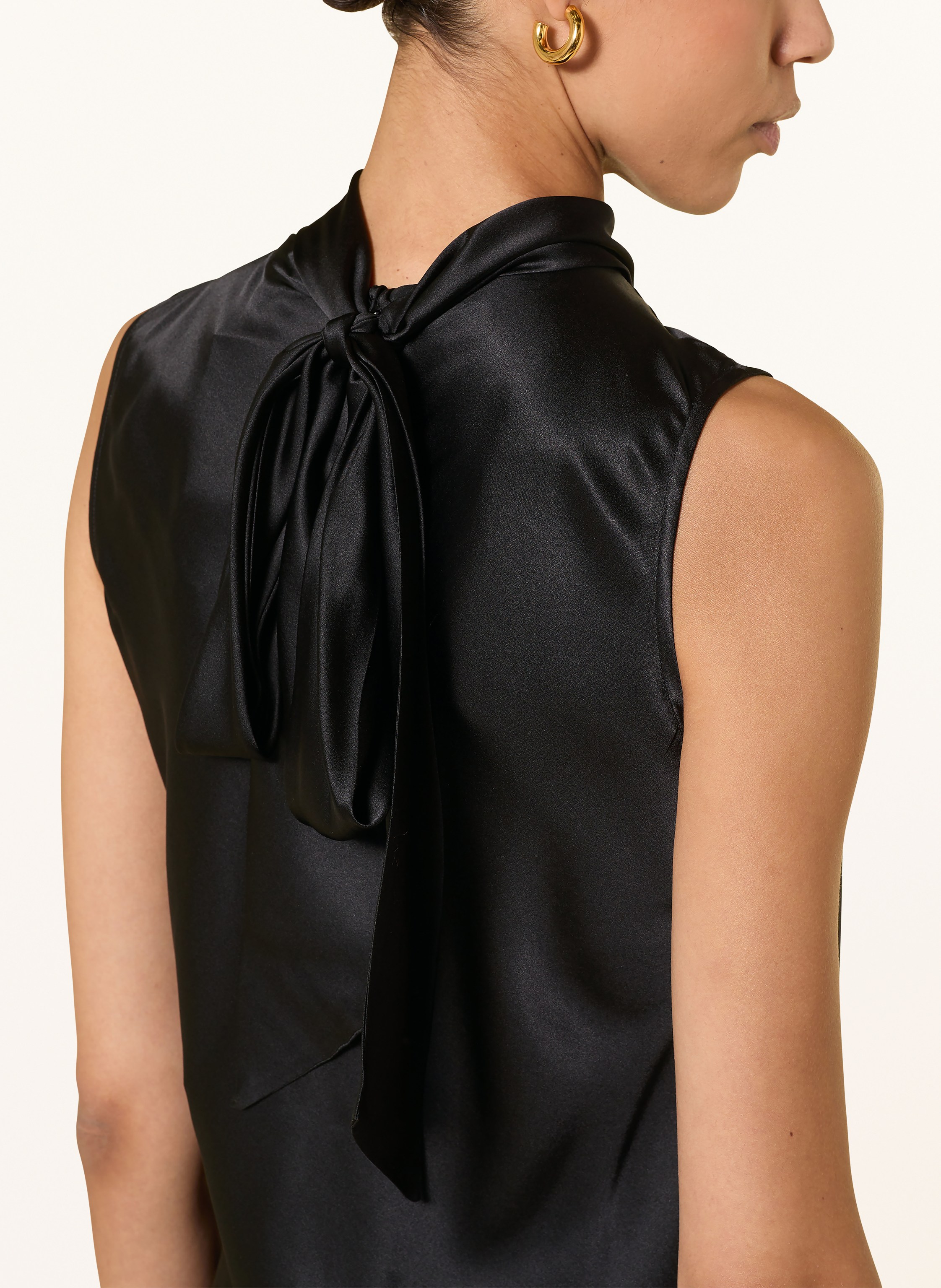 Thumbnail - Antonelli Firenze Blusentop Vin Brule Aus Seide schwarz