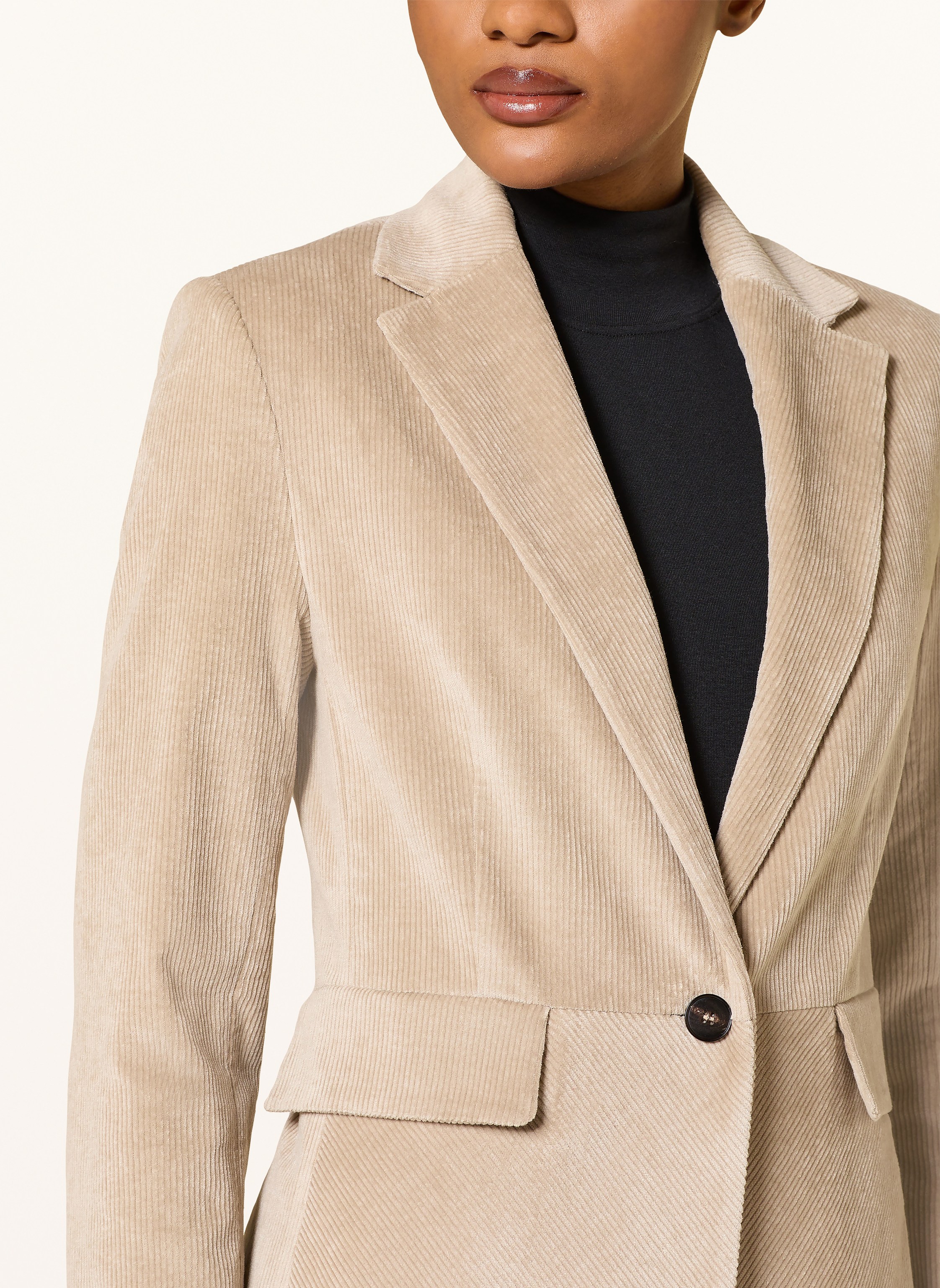 Thumbnail - Antonelli Firenze Cordblazer Grumello beige