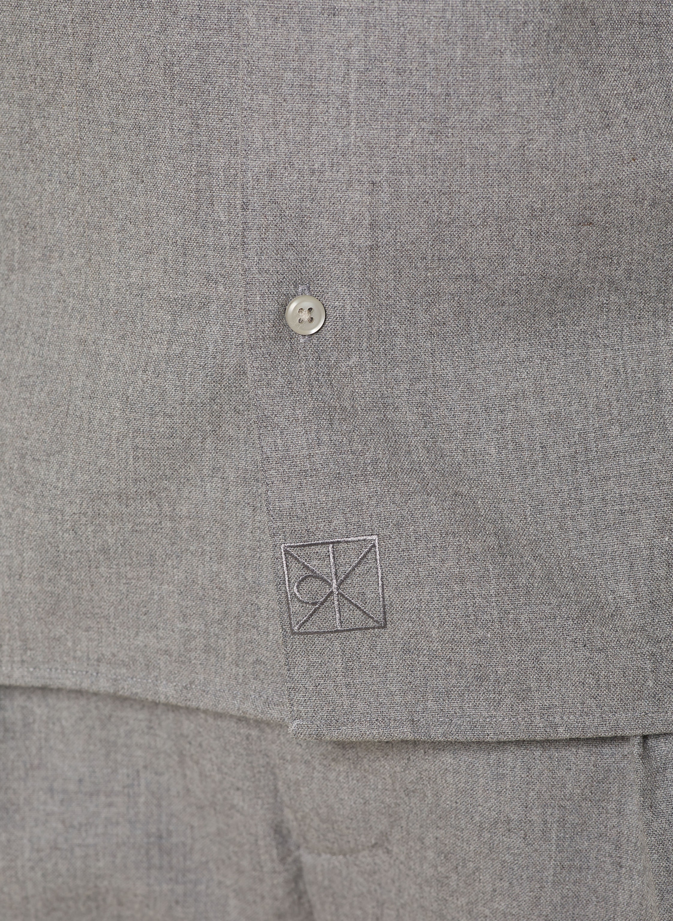 Thumbnail - Calvin Klein Hemd Solid Easy Fit grau