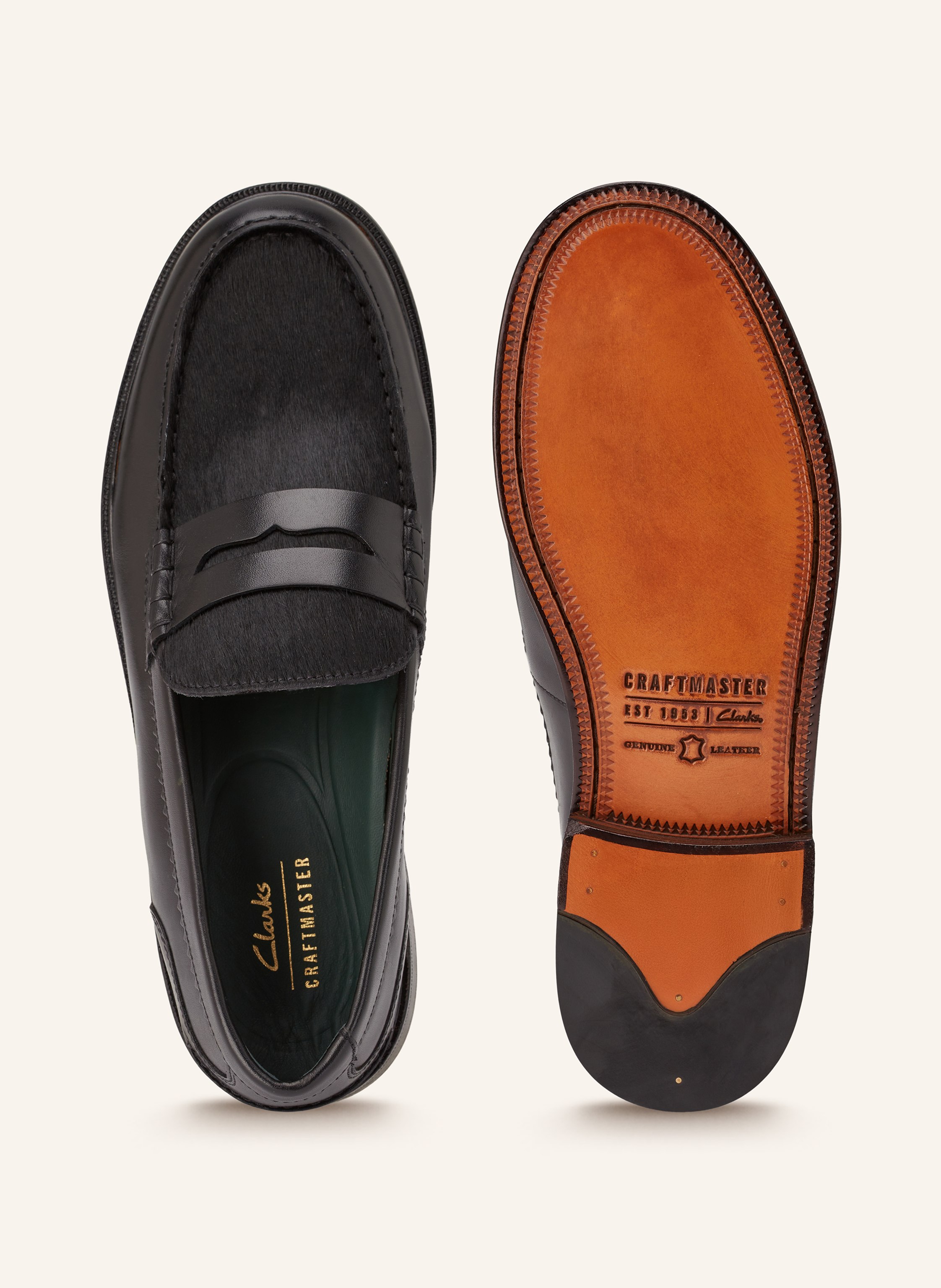 Thumbnail - Clarks Originals Penny-Loafer Craft James schwarz