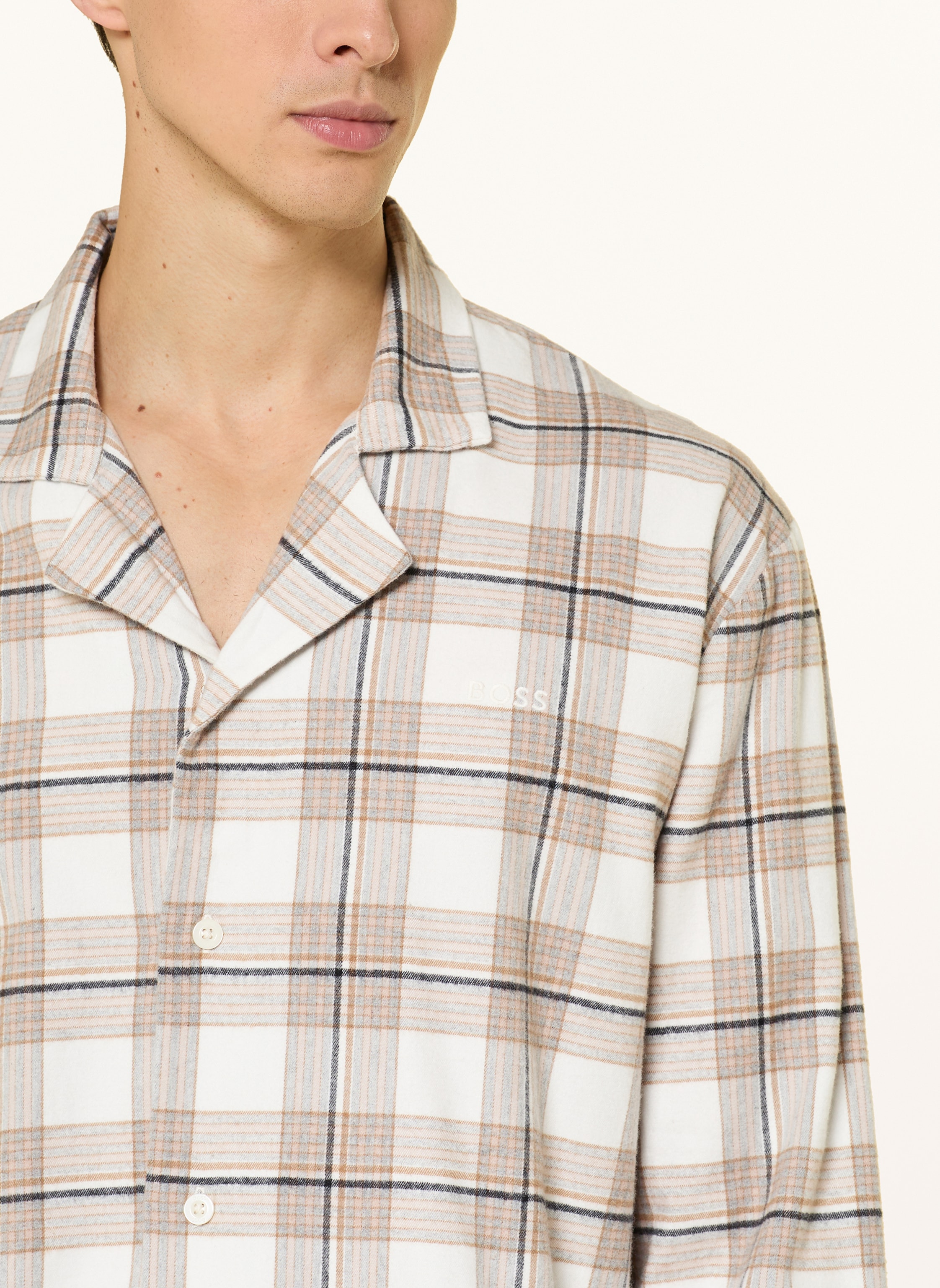 Thumbnail - Boss Schlafanzug Holiday beige