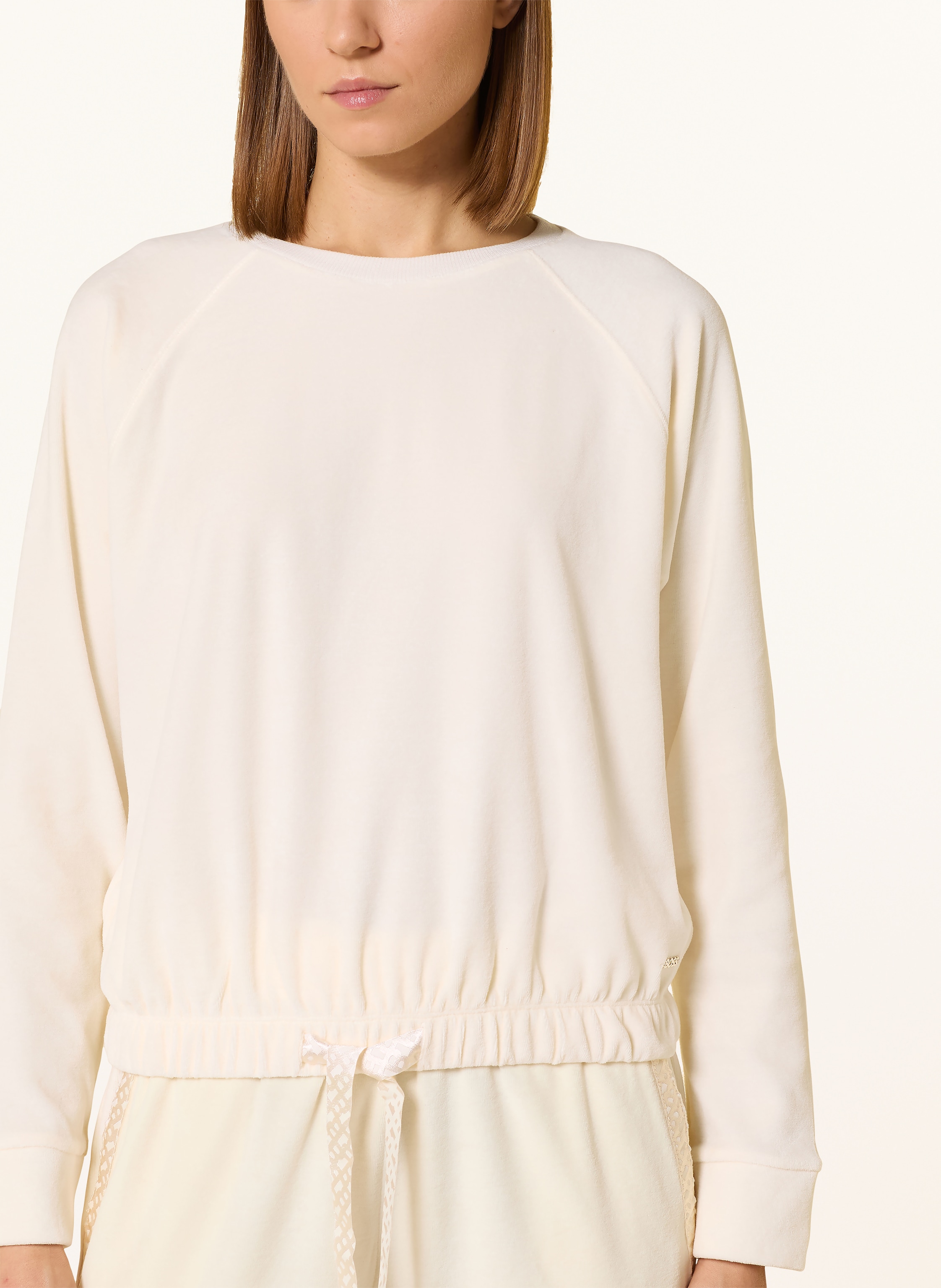 Thumbnail - Boss Lounge-Shirt Aus Nicki weiss