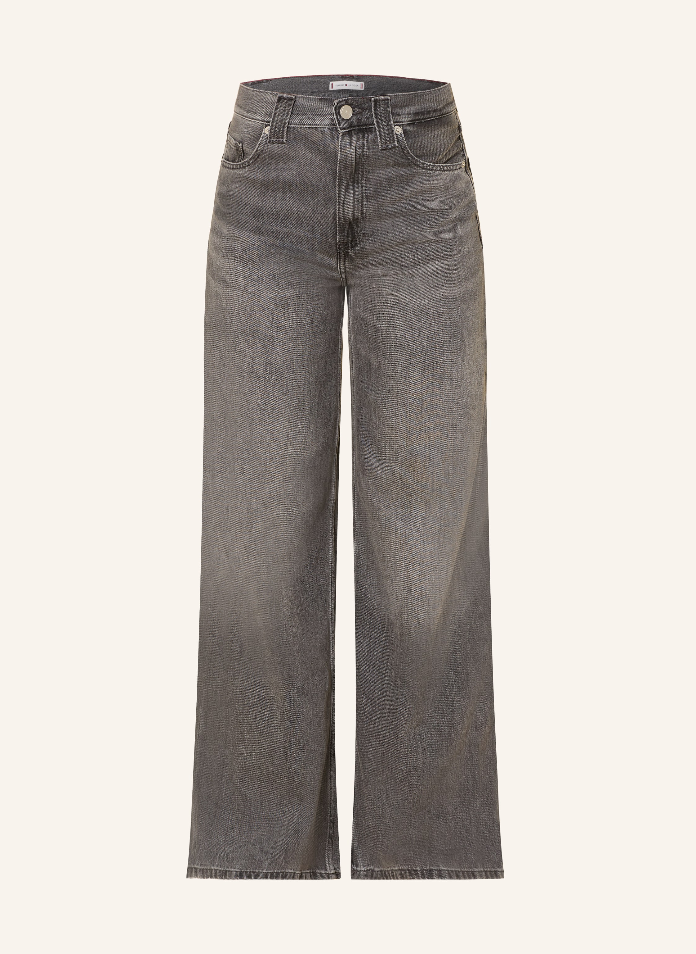 Tommy Hilfiger Wide Leg Jeans grau