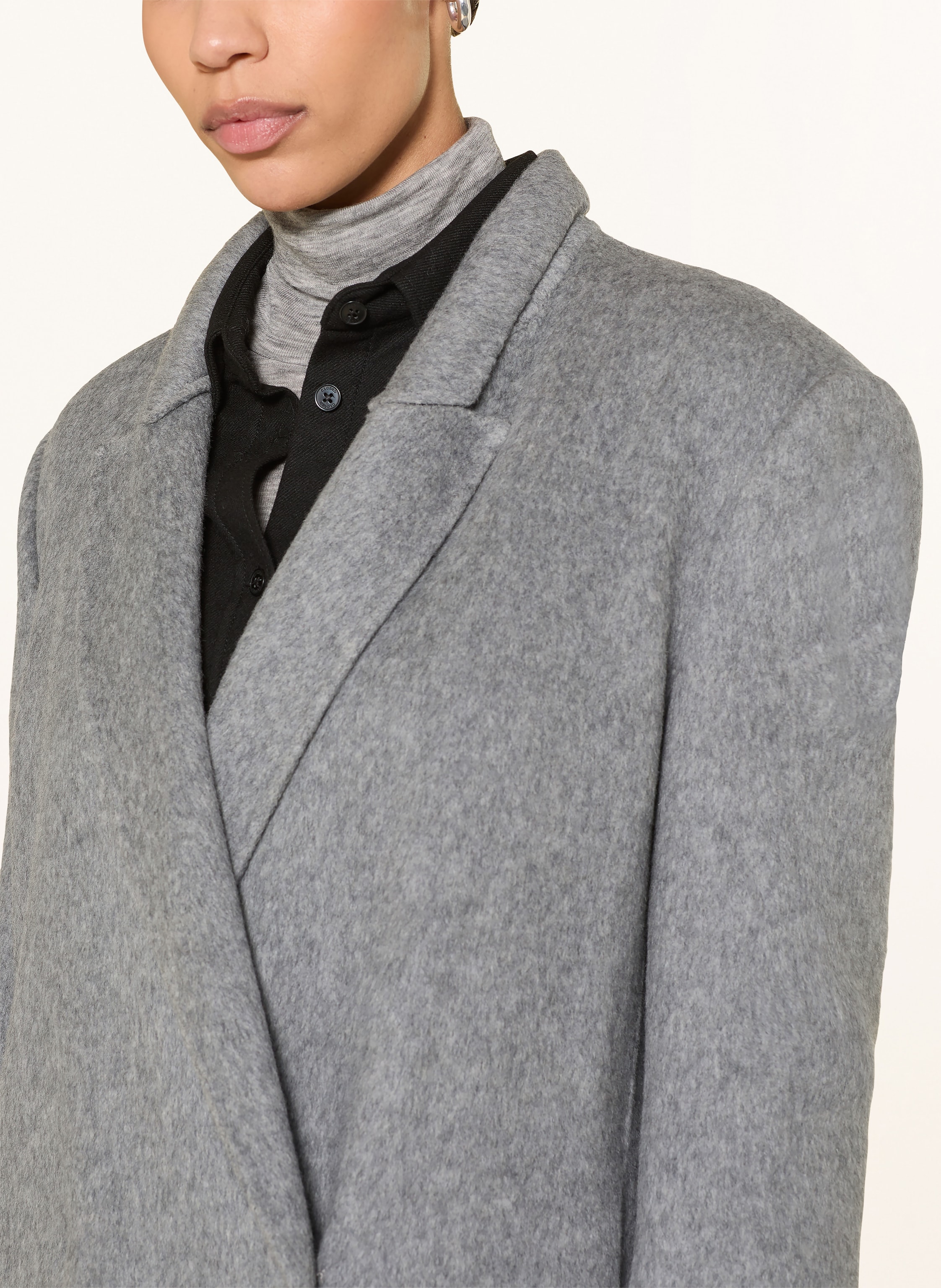 Thumbnail - Jnby Wollmantel grau