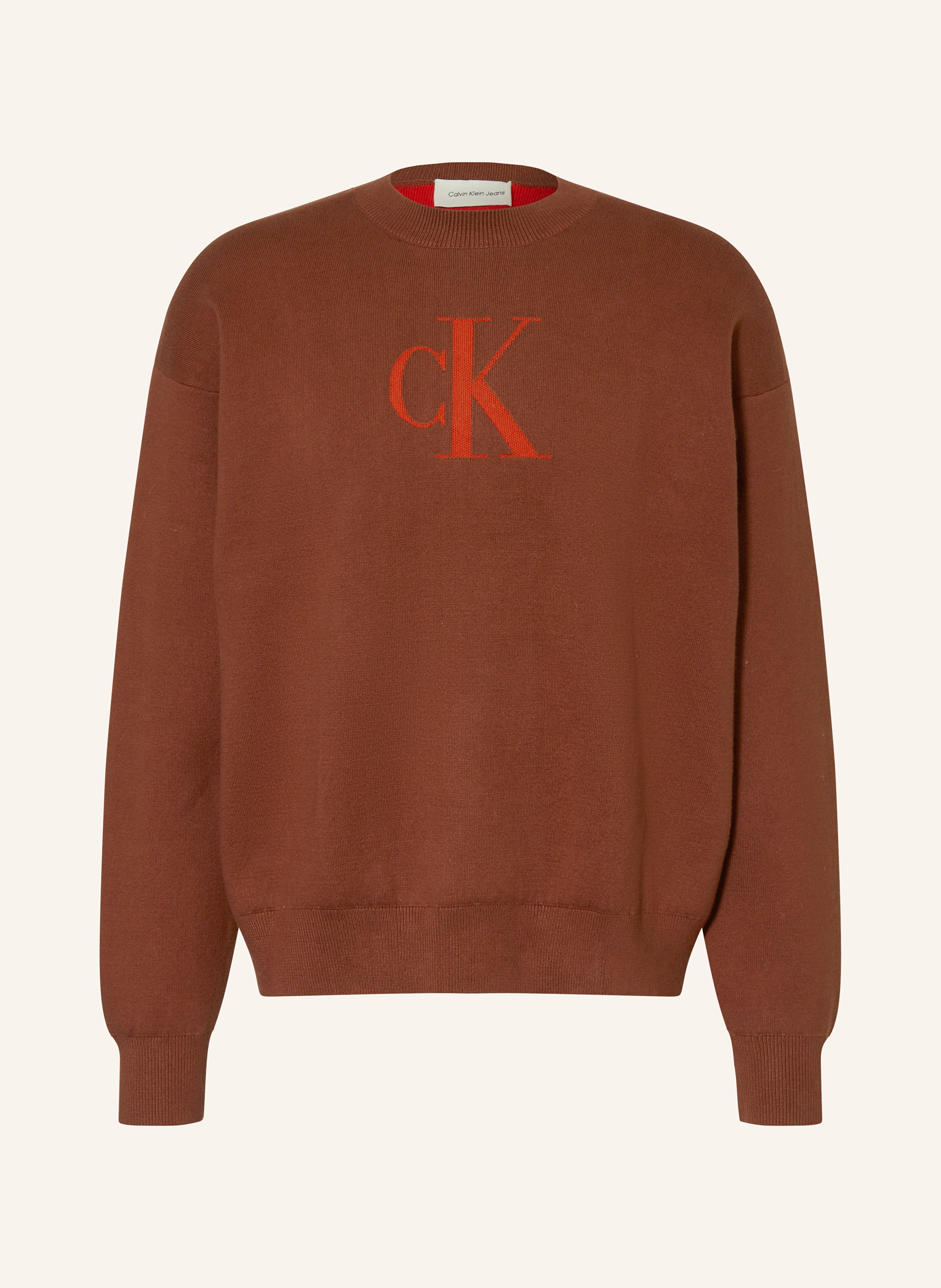 Calvin Klein Jeans Pullover rot