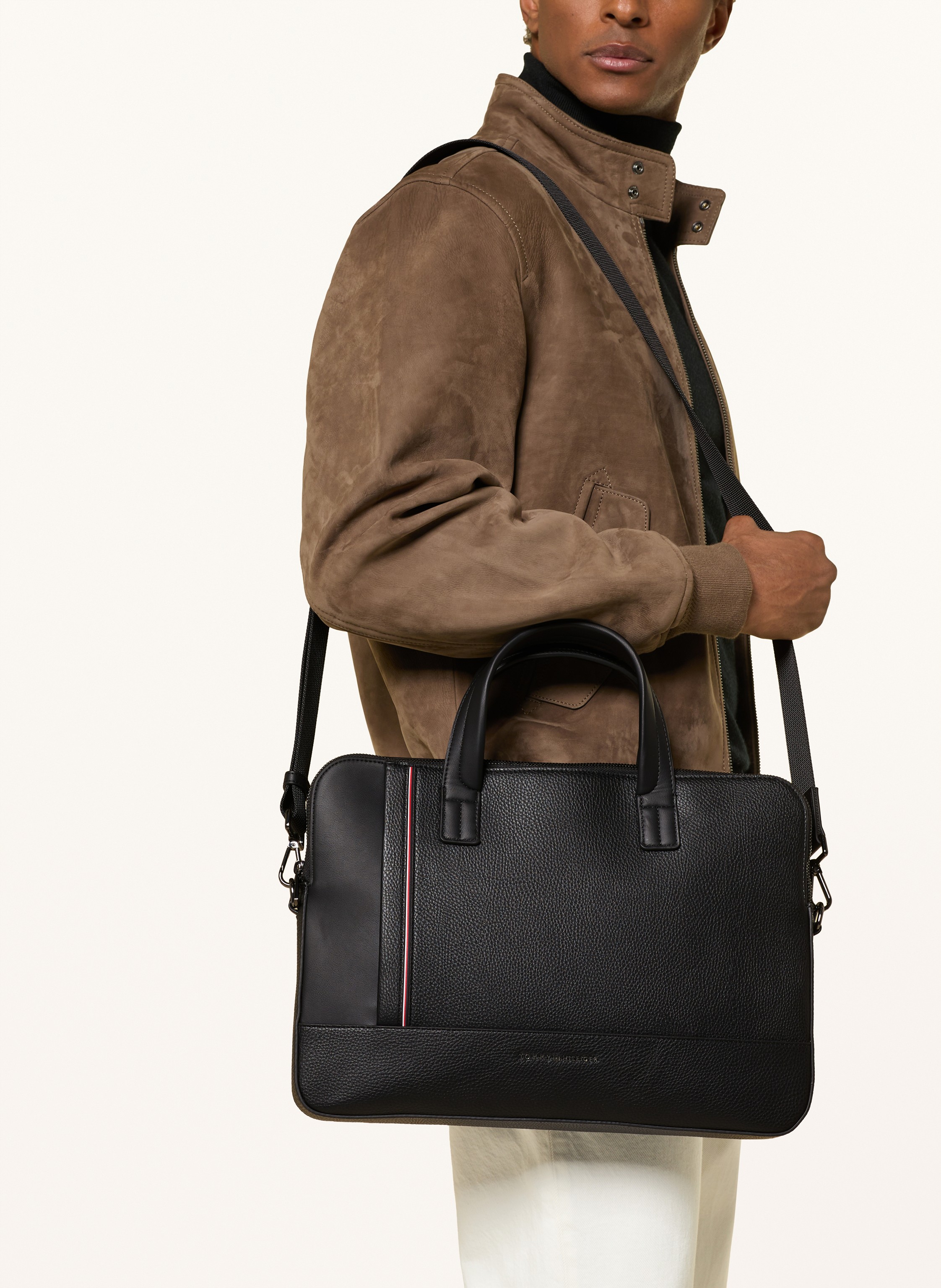 Thumbnail - Tommy Hilfiger Laptop-Tasche Central Slim schwarz