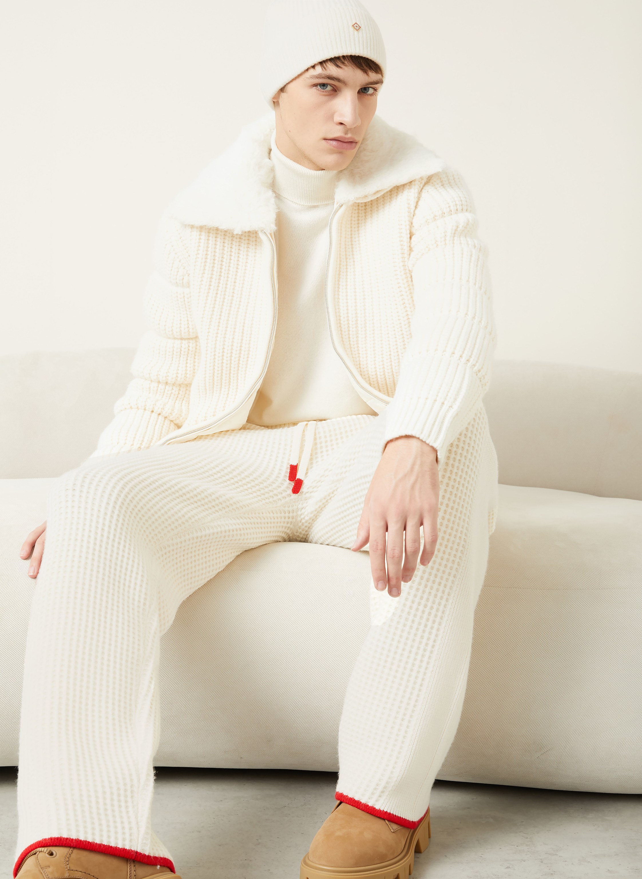 Thumbnail - Casablanca Strickjacke weiss