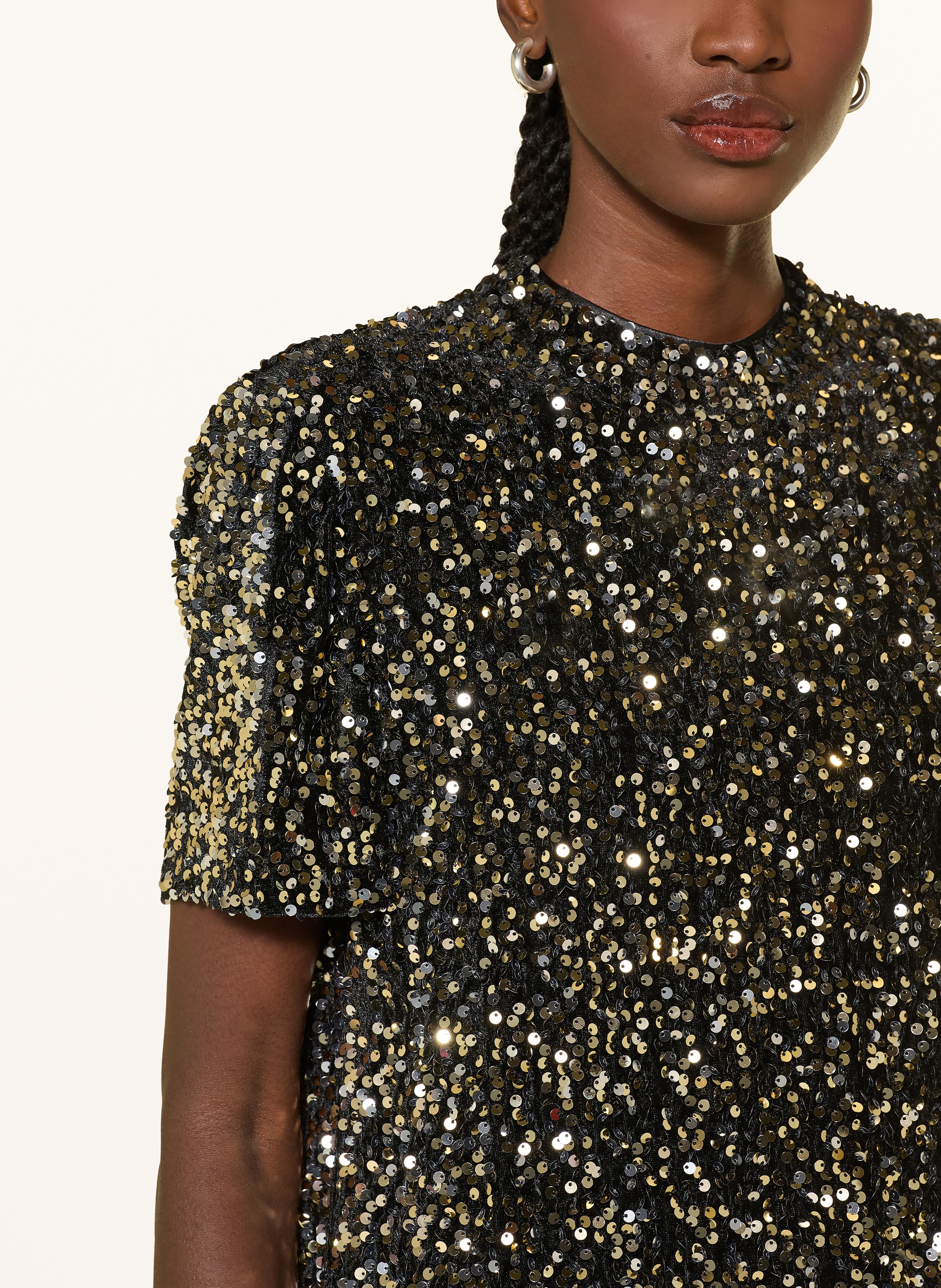 Thumbnail - Ted Baker Blusenshirt Zarhaaa Mit Pailletten schwarz