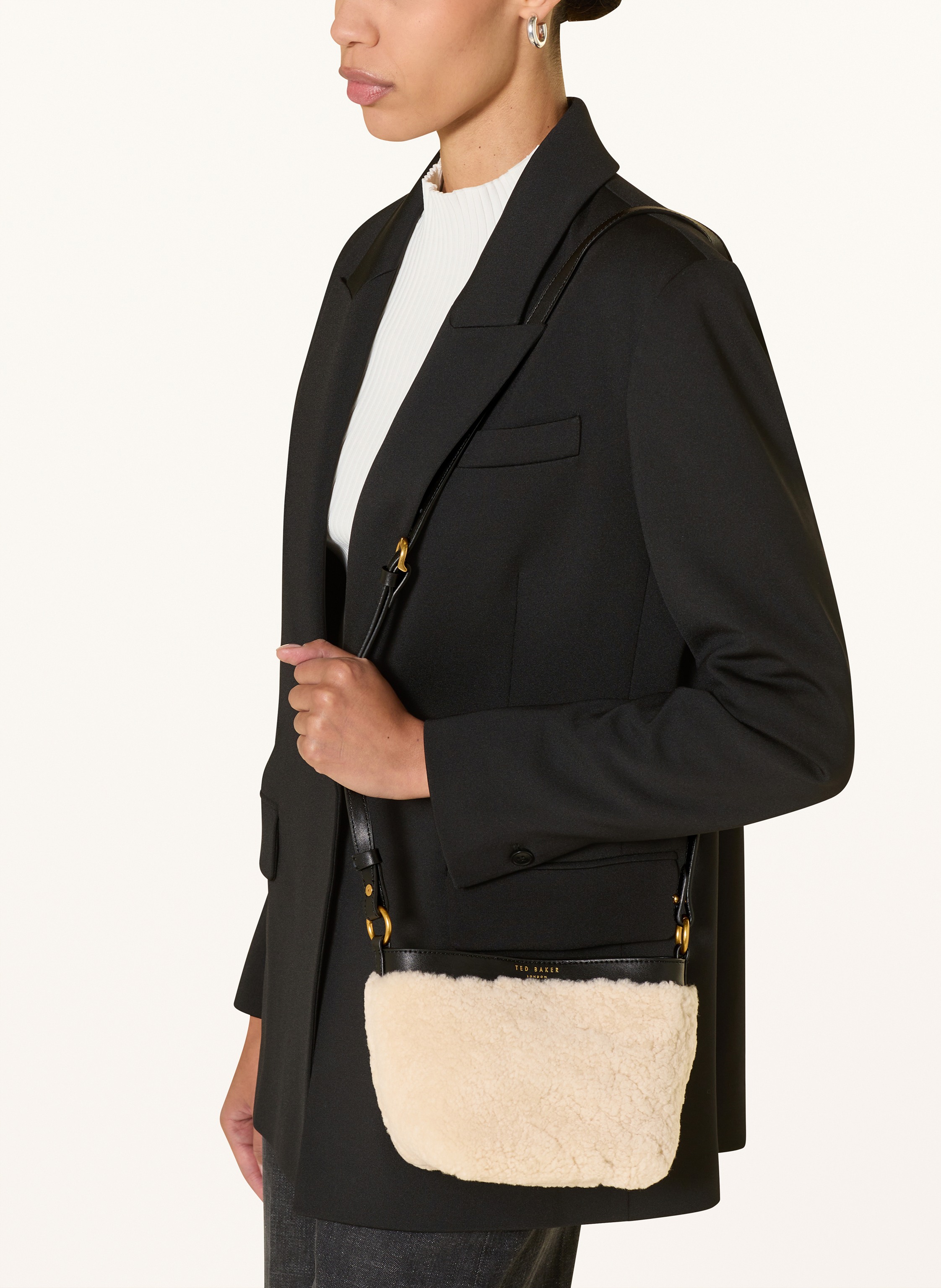 Thumbnail - Ted Baker Umhängetasche Sherbaa beige