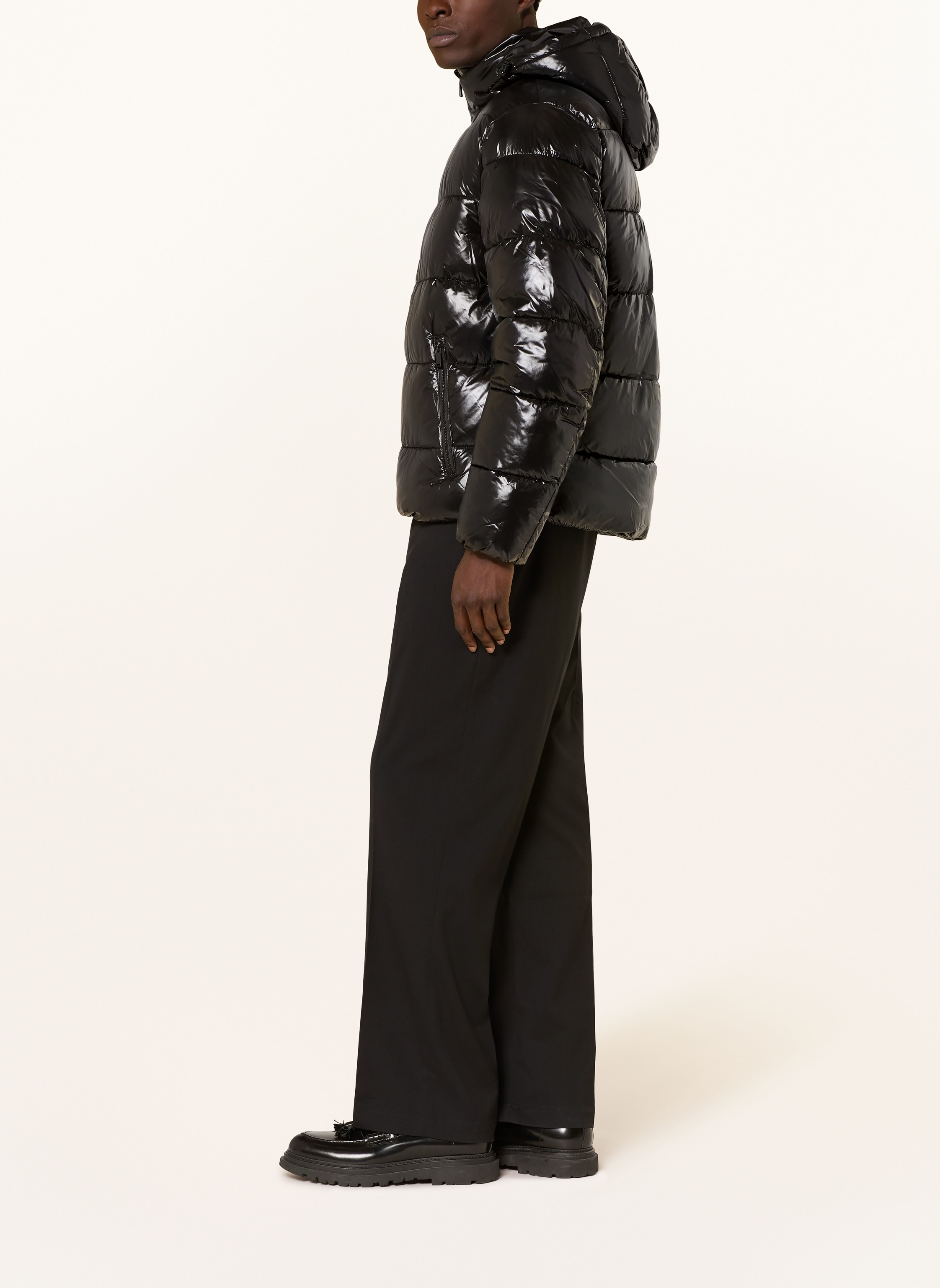 Thumbnail - Calvin Klein Steppjacke Mit Abnehmbarer Kapuze schwarz