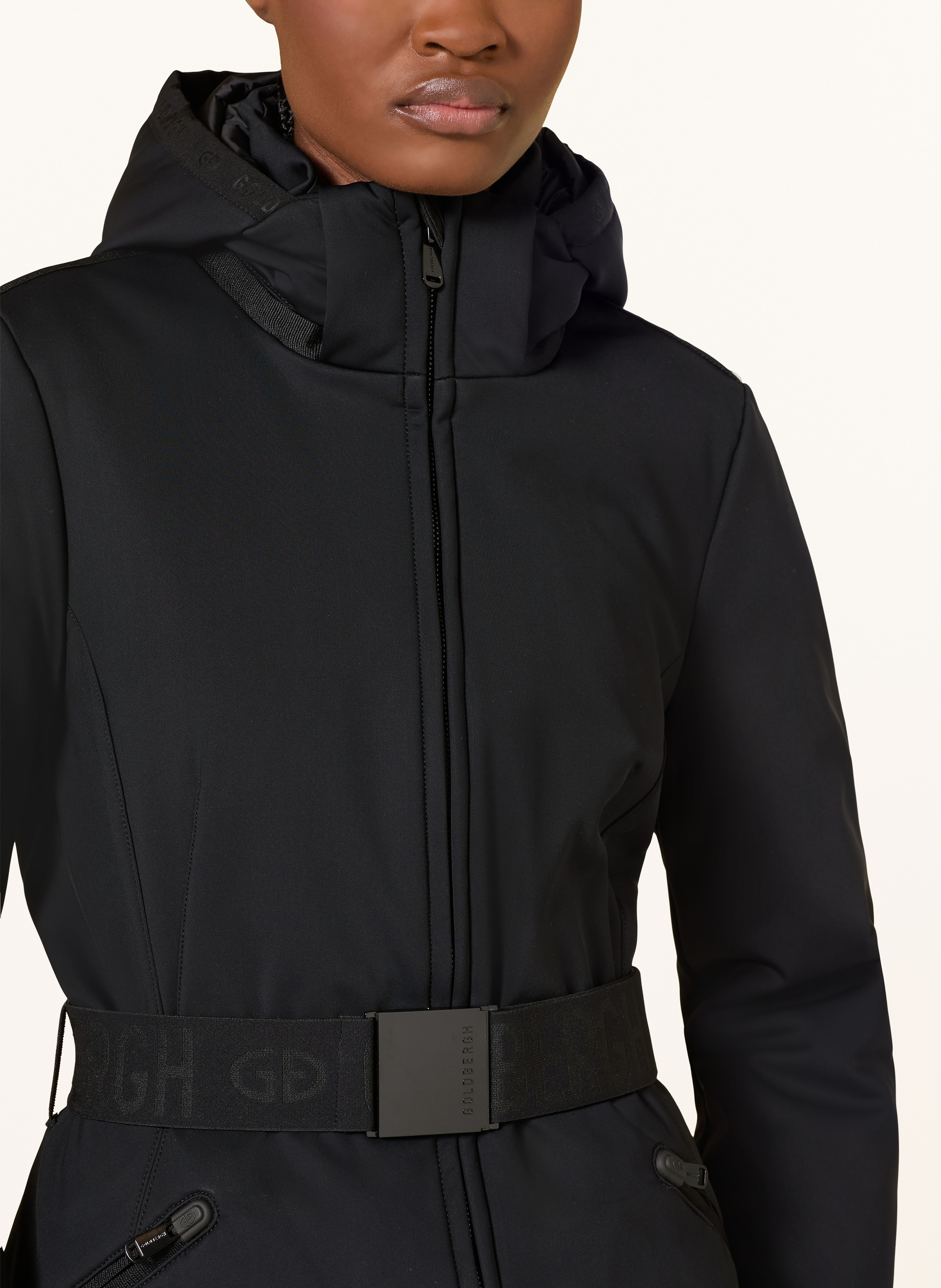 Thumbnail - Goldbergh Daunen-Skijacke Hida schwarz