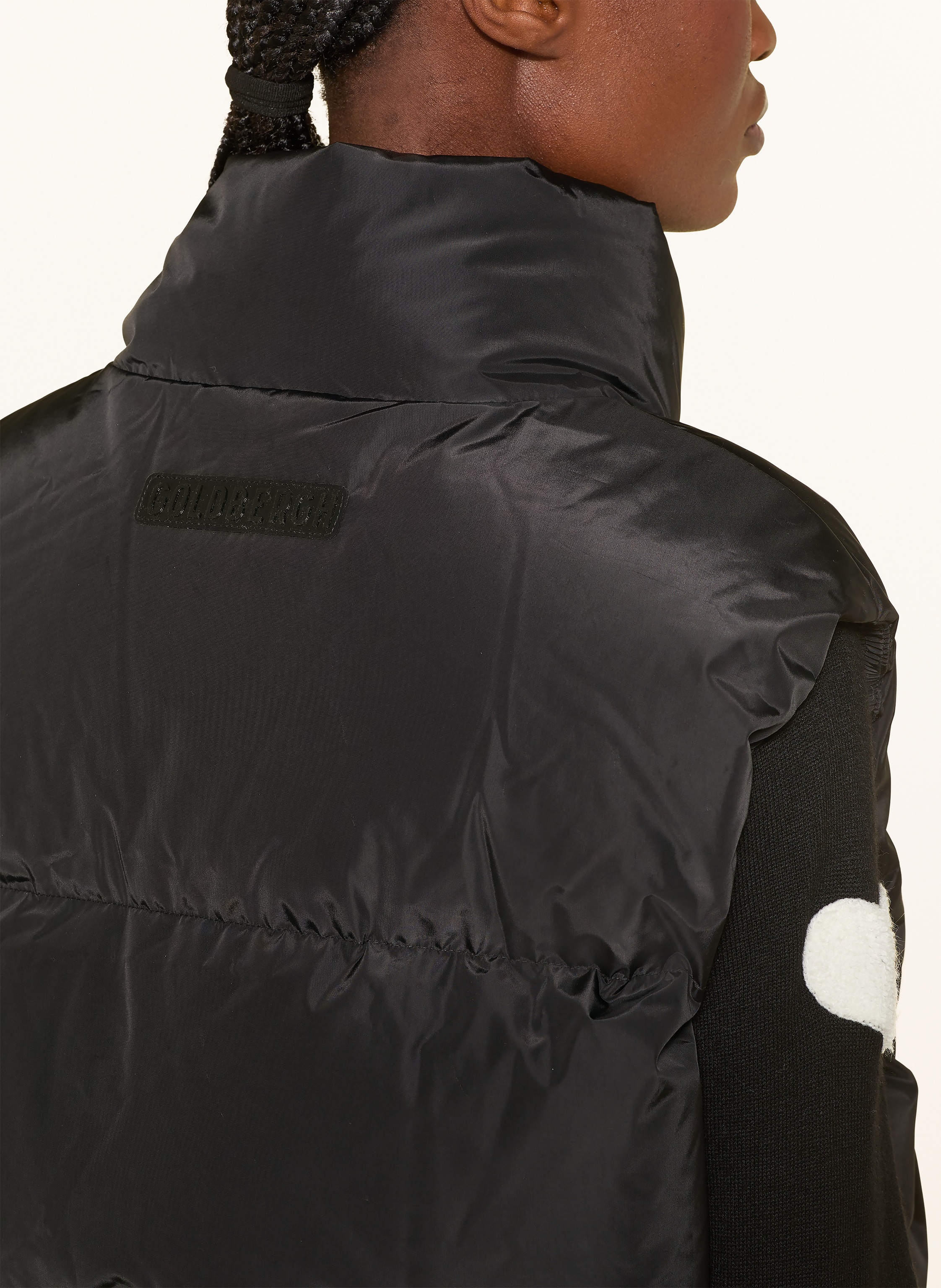 Thumbnail - Goldbergh Daunen-Skiweste Lucie schwarz