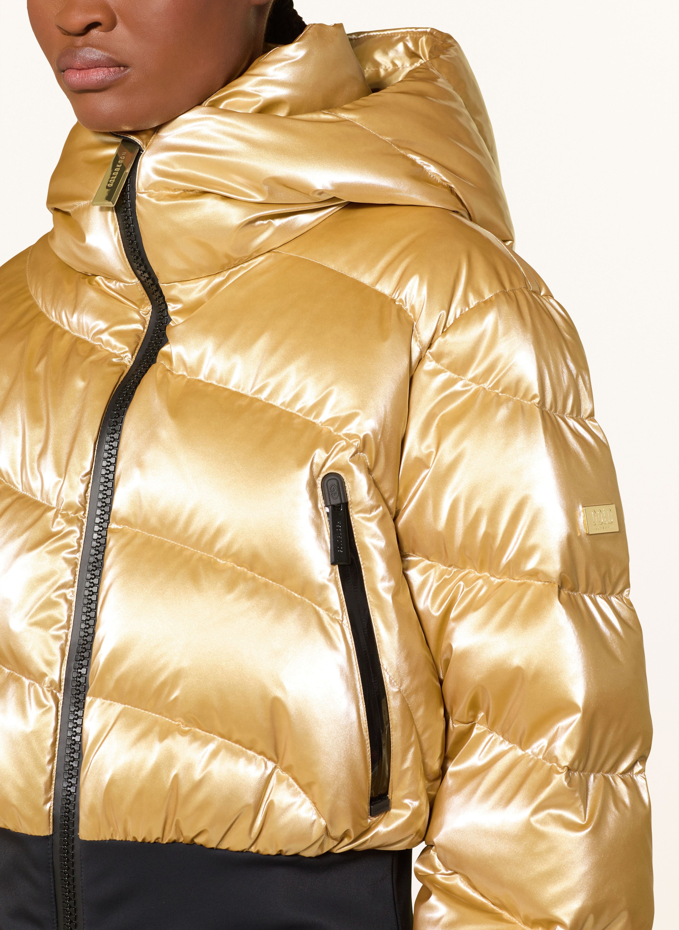 Thumbnail - Goldbergh Daunen-Skijacke Fusilli gold
