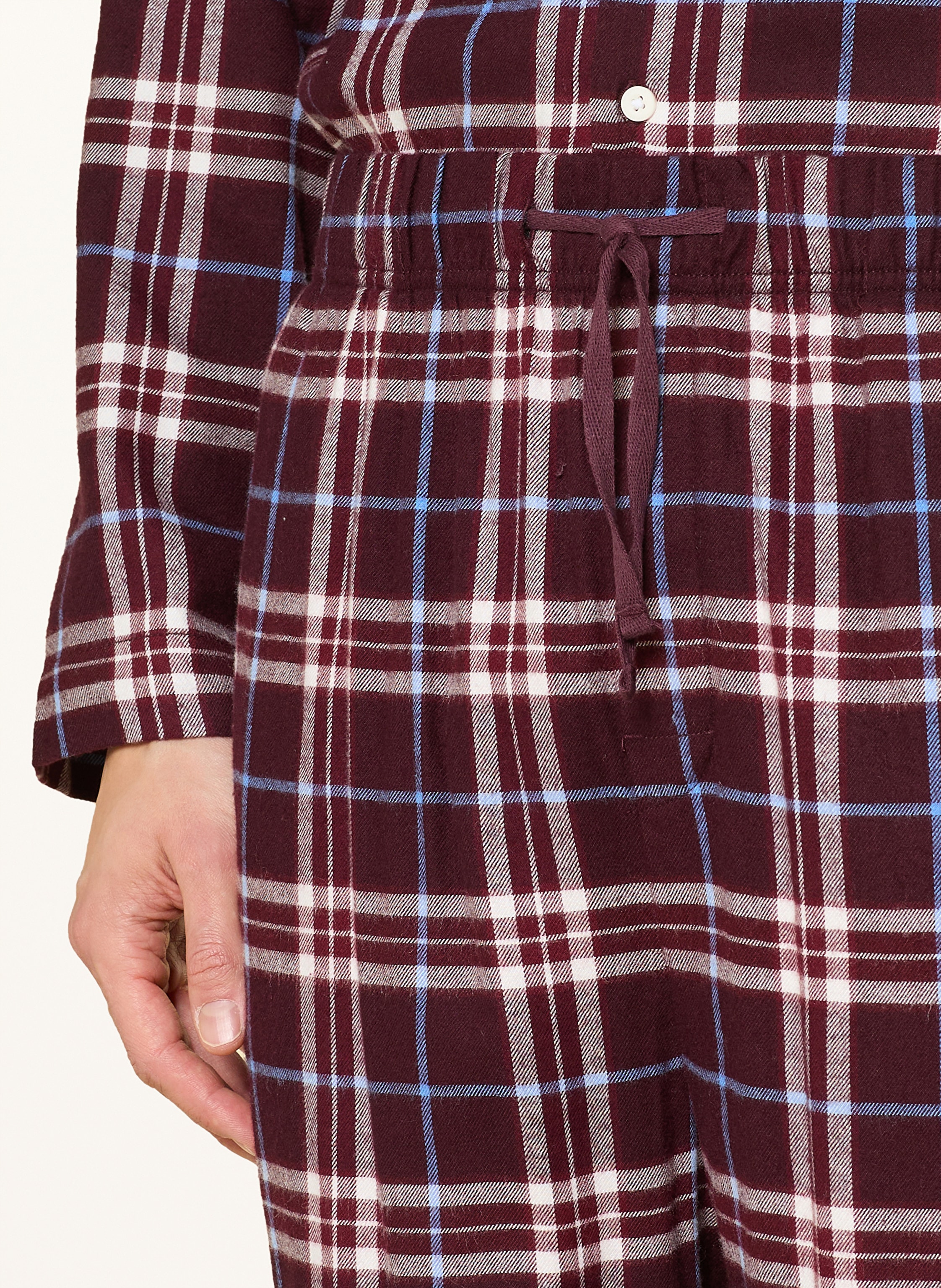 Thumbnail - Tommy Hilfiger Schlafanzug Aus Flanell rot