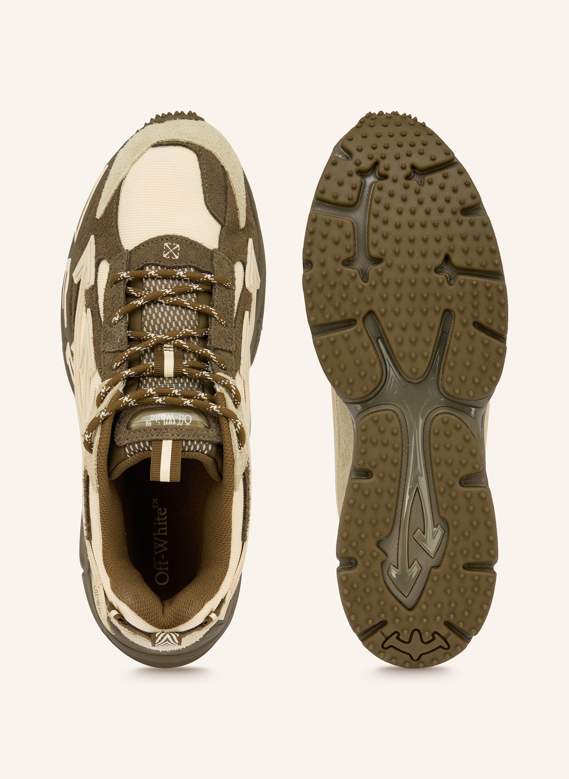 Thumbnail - Off-White Sneaker Ow Be Right Back gruen