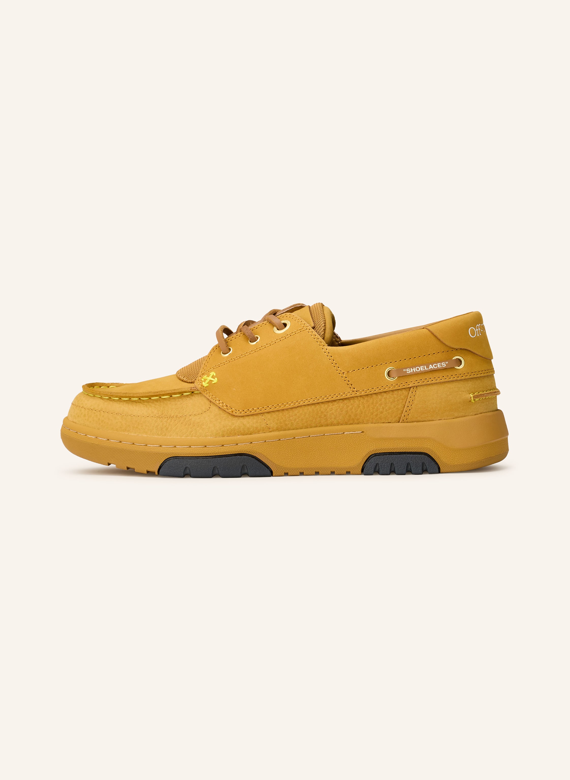 Thumbnail - Off-White Bootsschuhe Snoooafer beige