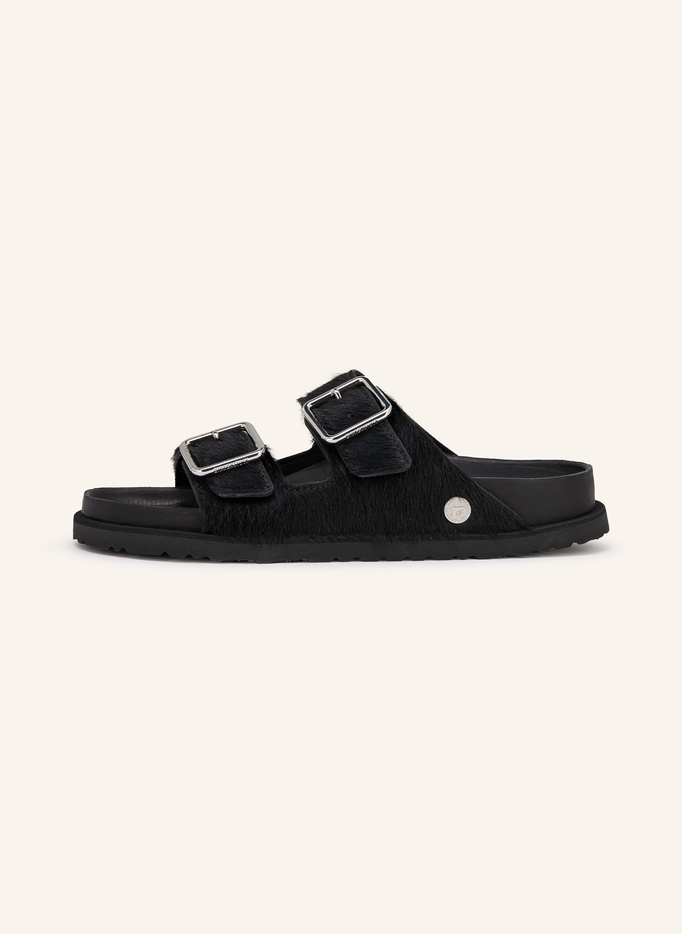Thumbnail - 1774 Birkenstock Pantoletten Arizona Pony Like Fur Exq 1774 schwarz