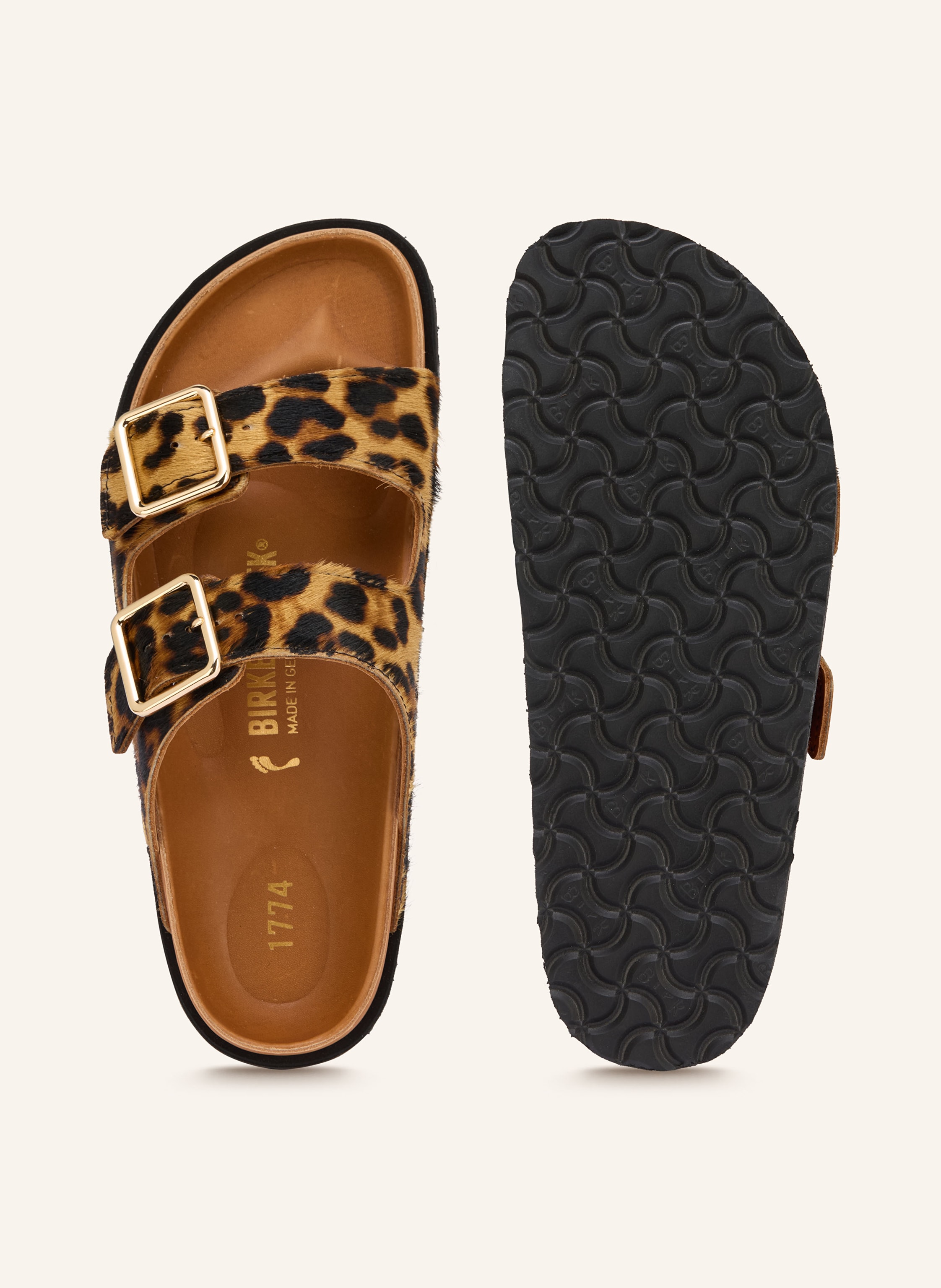 Thumbnail - 1774 Birkenstock Pantoletten Arizona braun