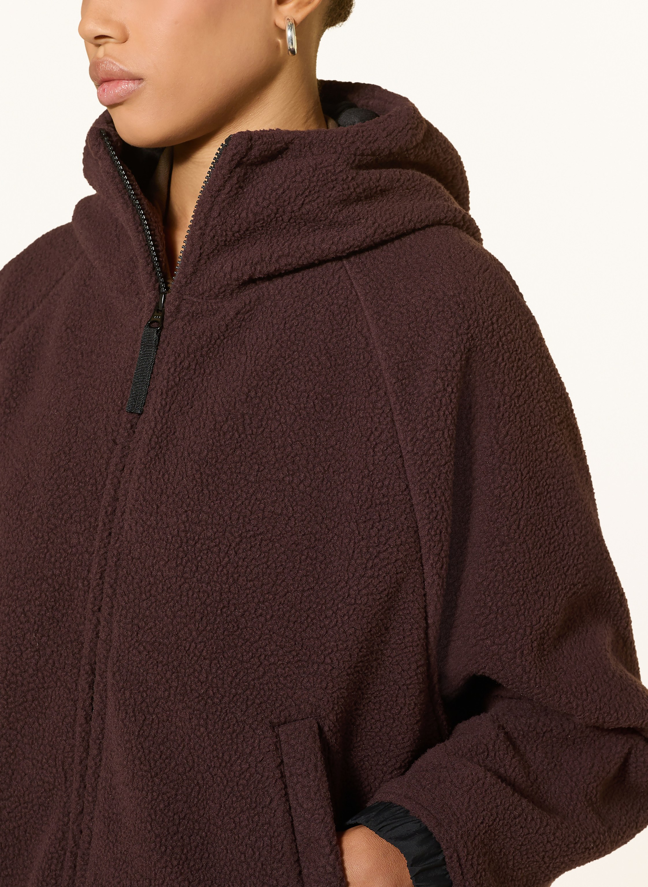 Thumbnail - Carhartt Wip Teddyfell-Jacke Hooded Helix braun