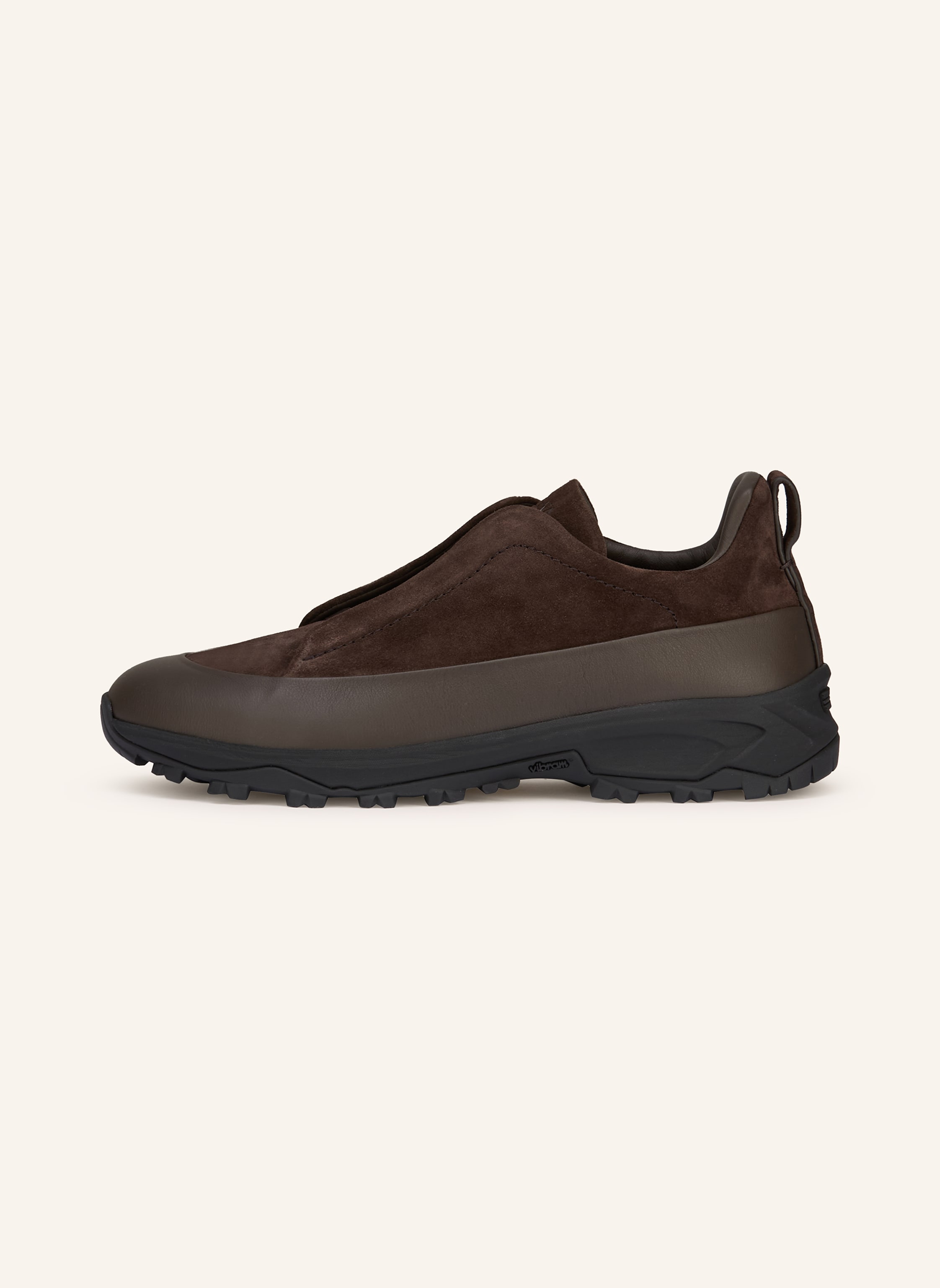 Thumbnail - Zegna Sneaker Triple Stitch Monte braun