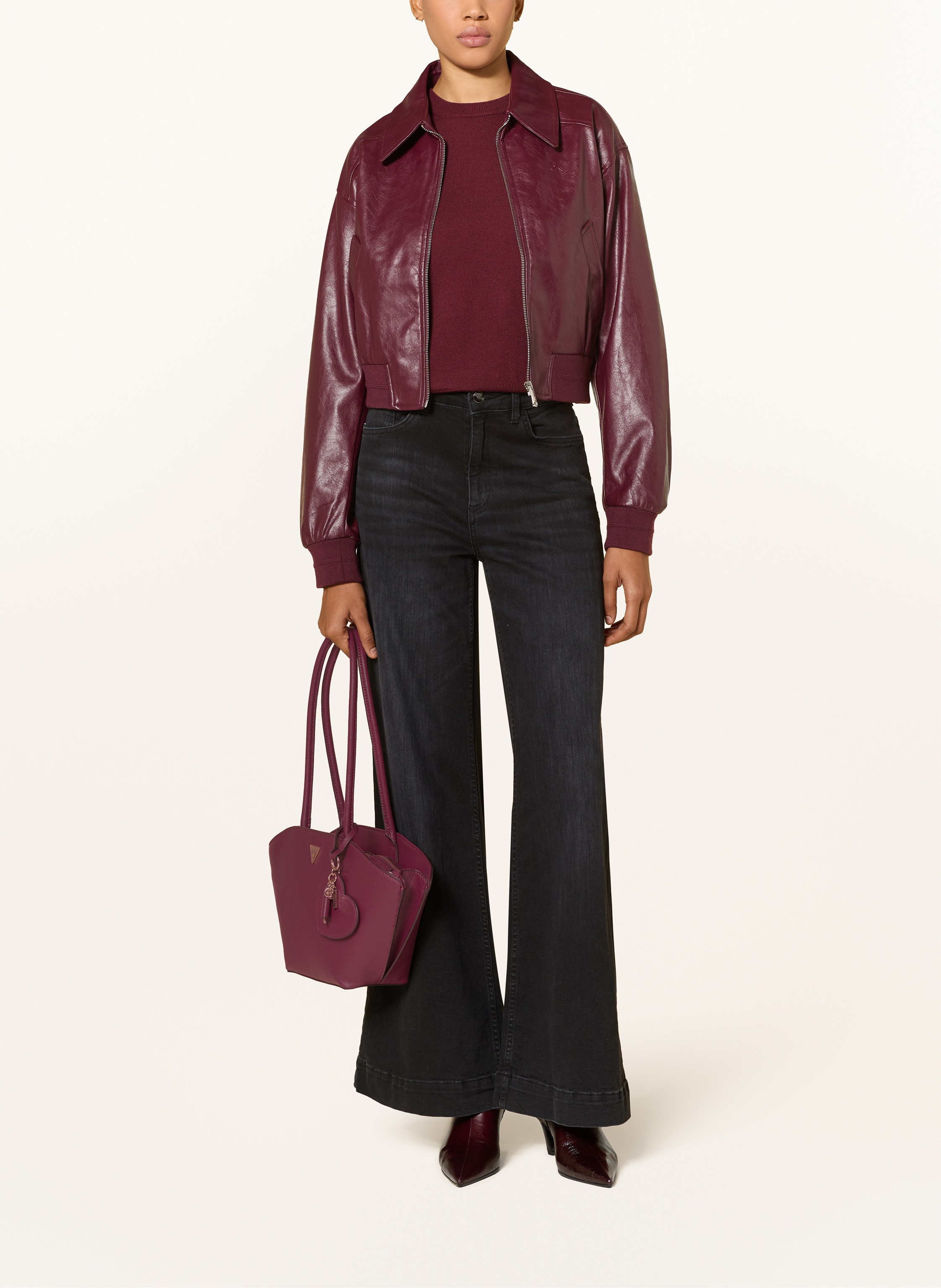 Thumbnail - Guess Schultertasche Bolena rot