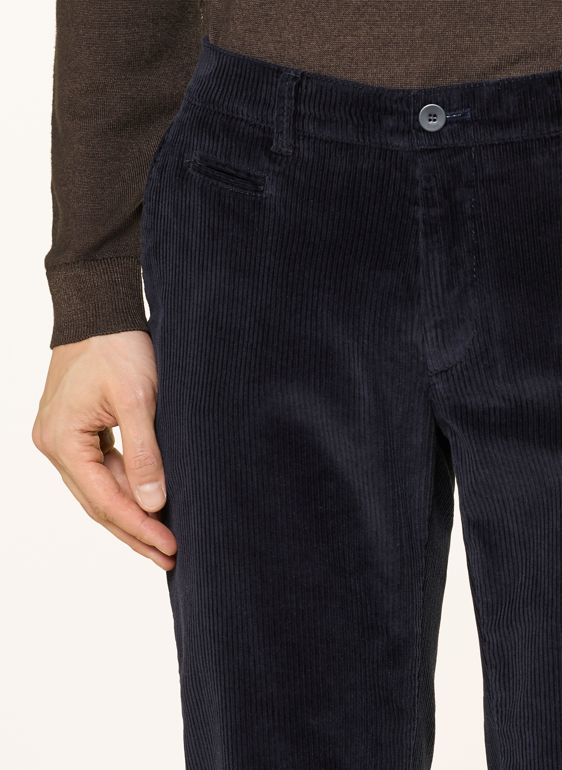 Thumbnail - Brax Cordchino Fabio Dx Modern Fit blau