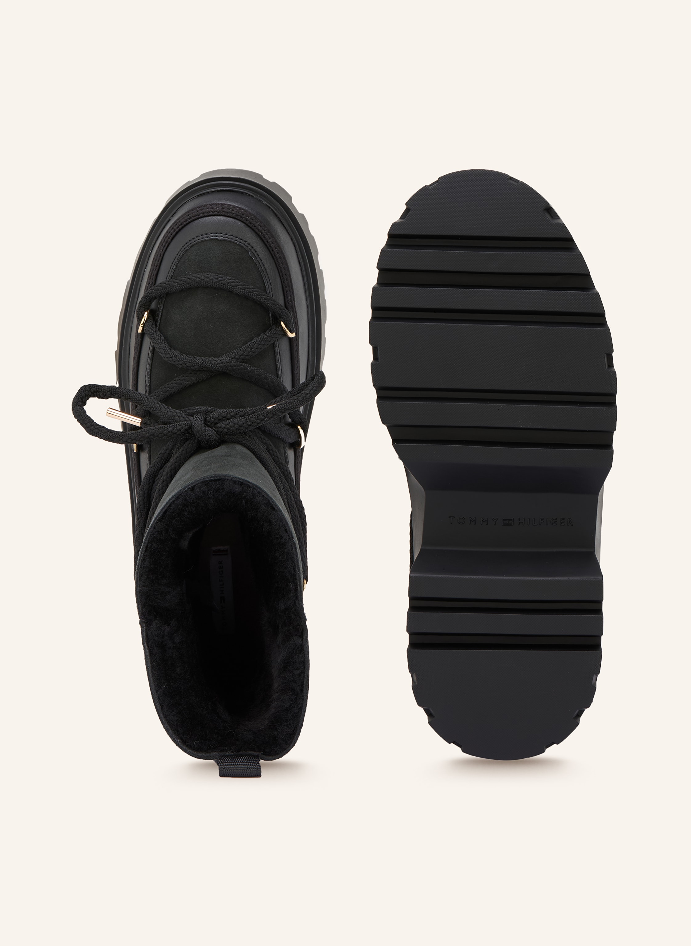 Thumbnail - Tommy Hilfiger Schnürboots schwarz